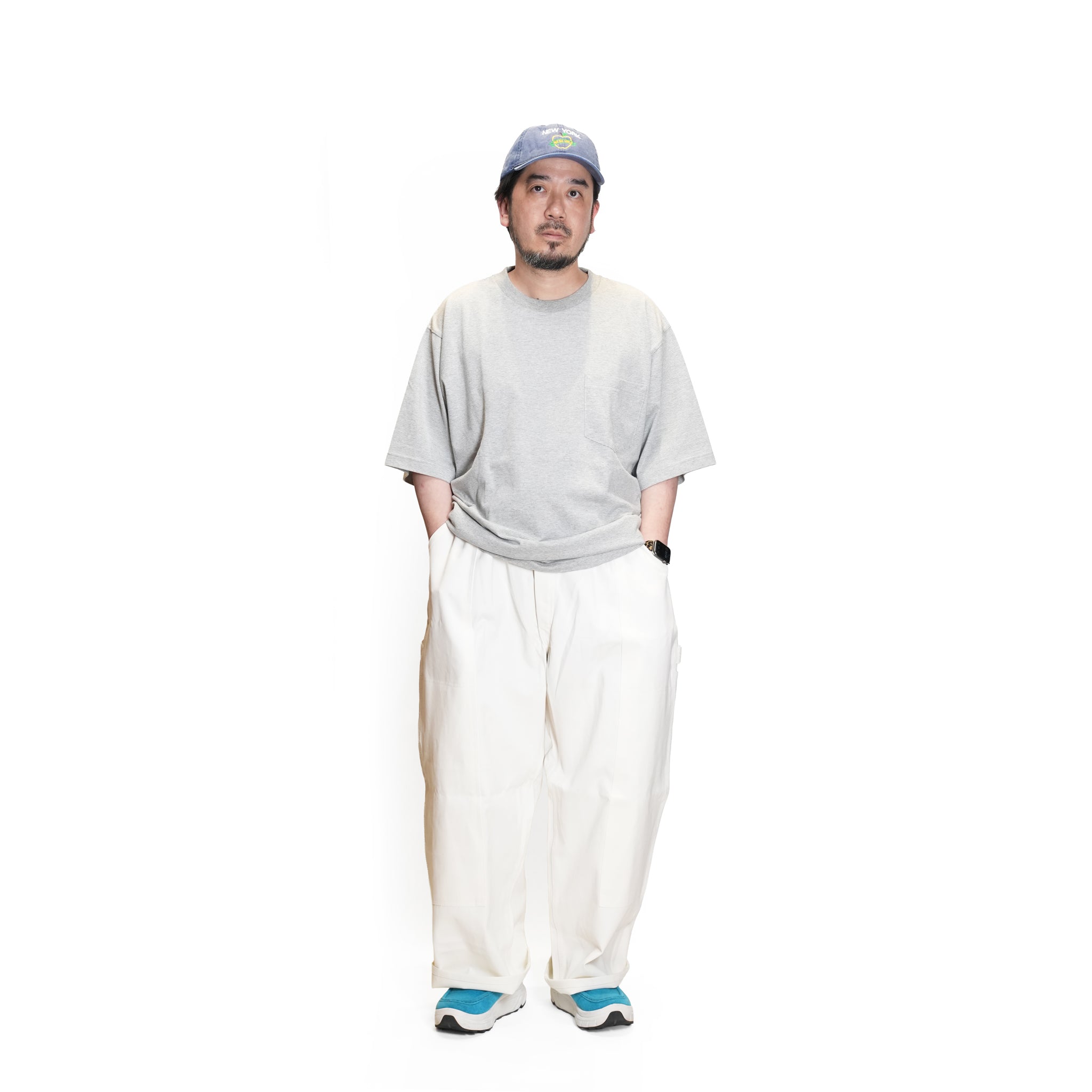=BIG PAINTER_DOUBLE KNEE= – Ecru | ODDMENT