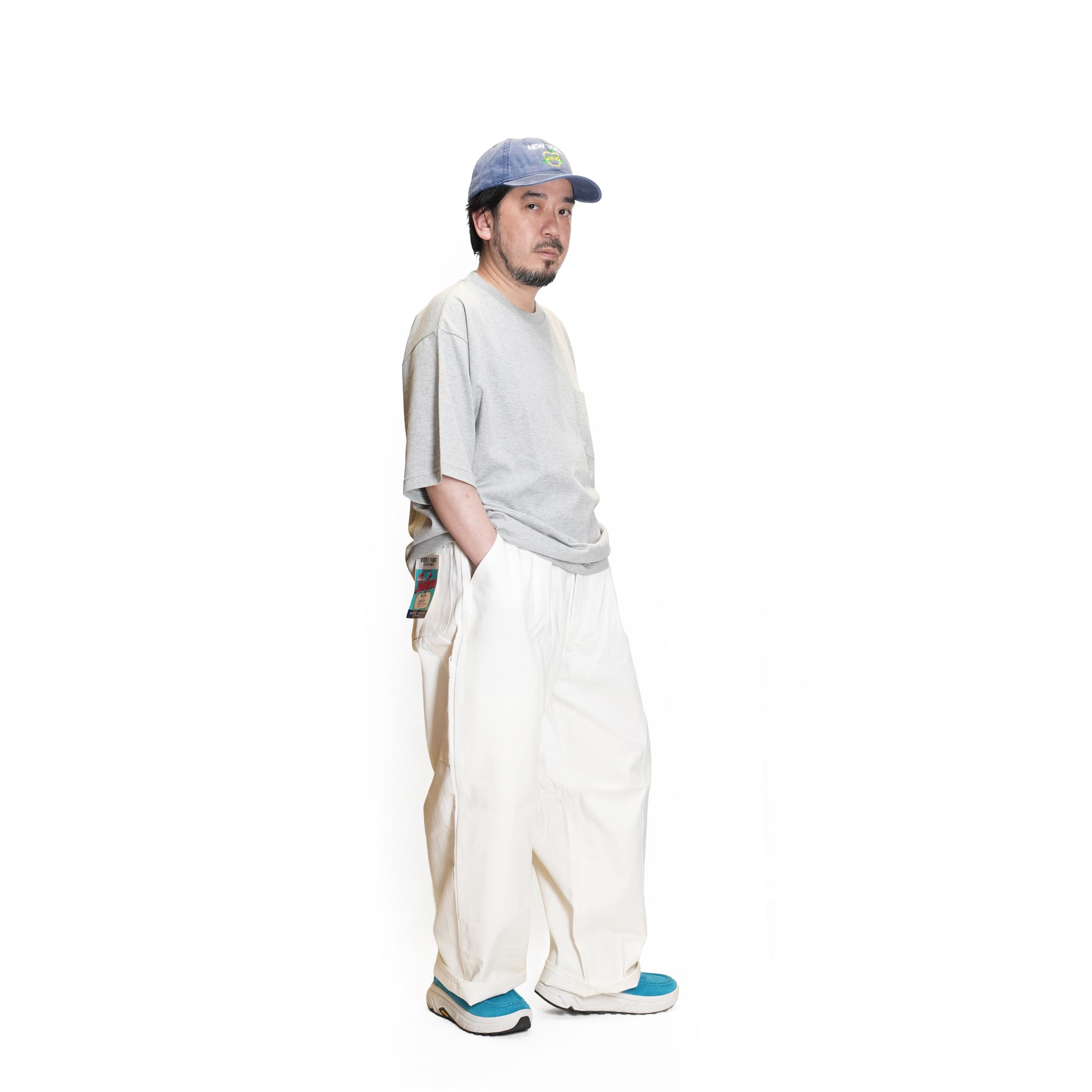 =BIG PAINTER_DOUBLE KNEE= – Ecru | ODDMENT