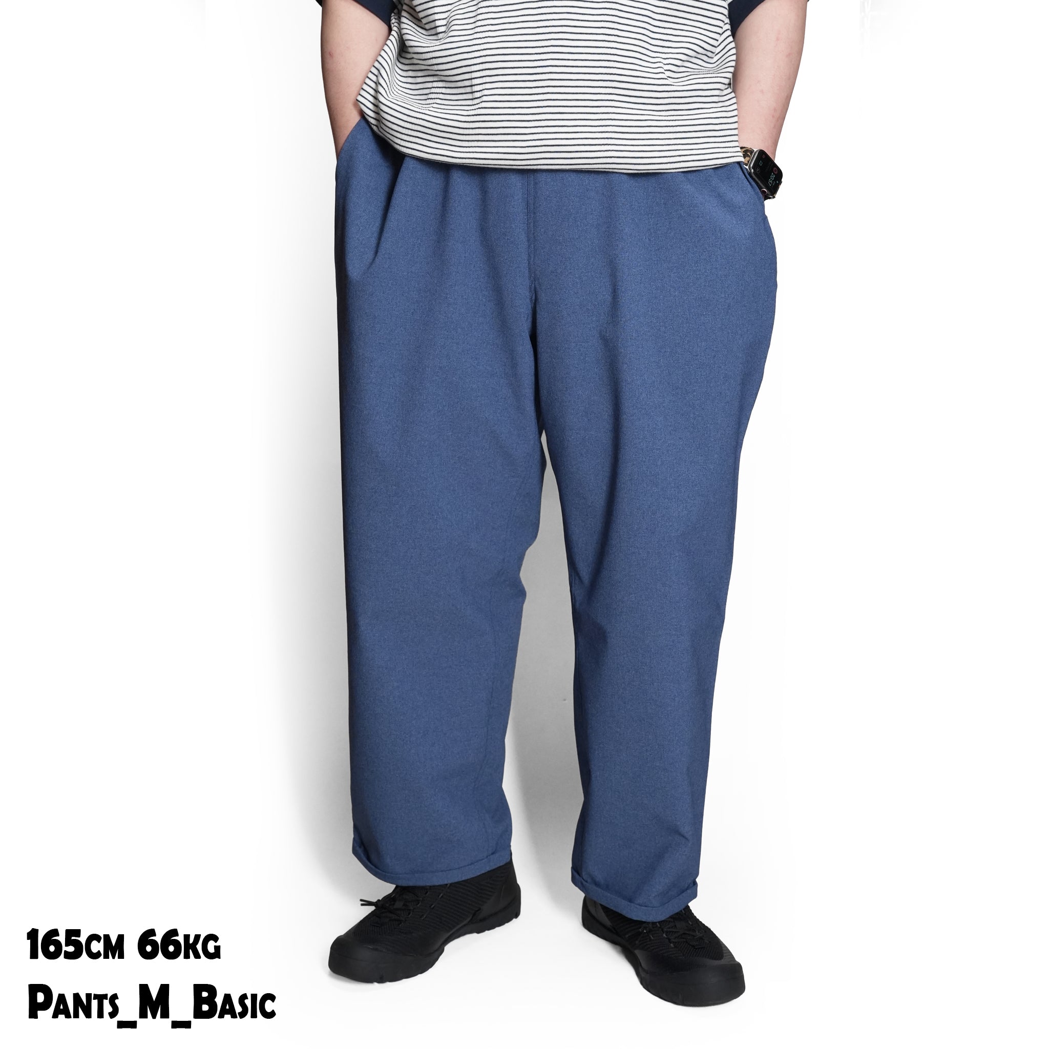 P.H.M.EASY PANTS_BASIC – Blue | POWDERHORN MOUNTAINEERING