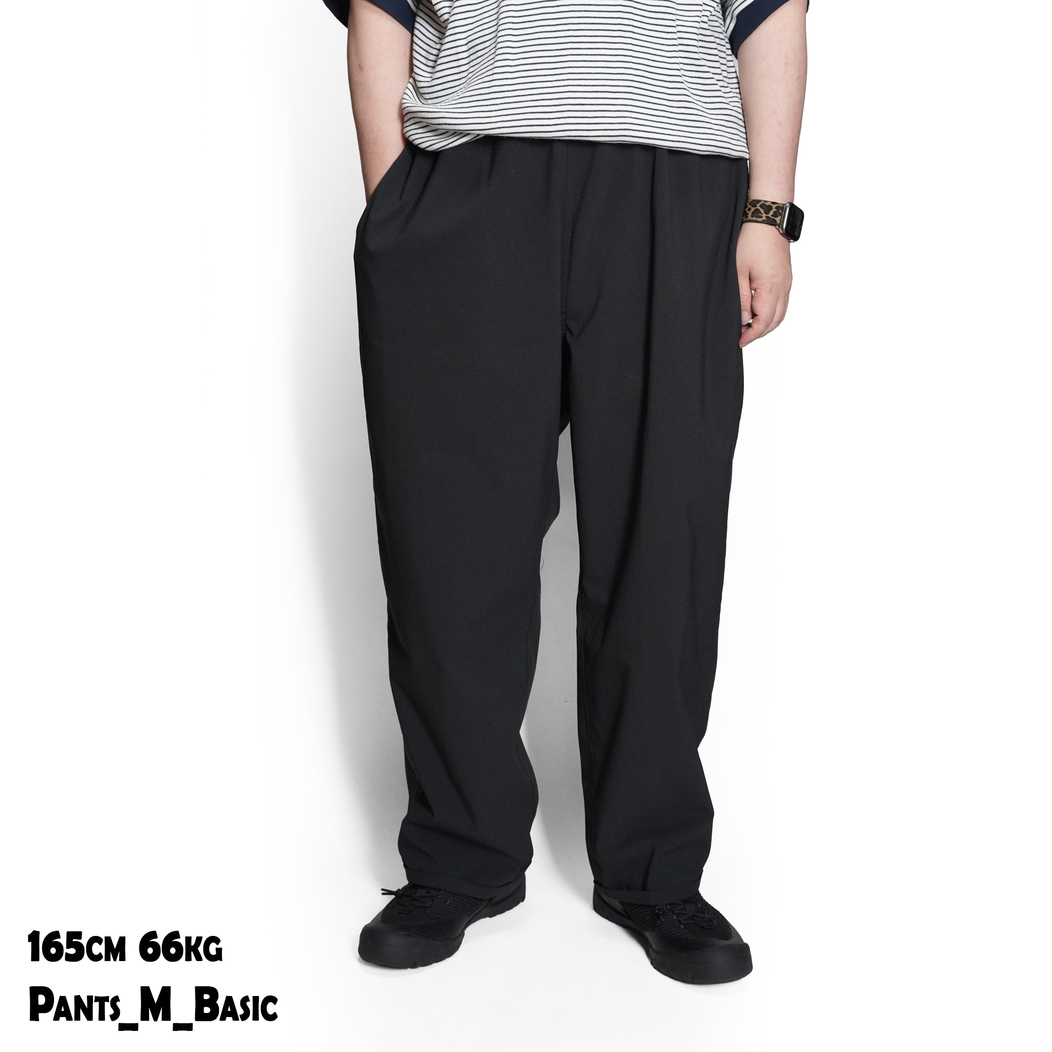 P.H.M.EASY PANTS_BASIC – Black | POWDERHORN MOUNTAINEERING