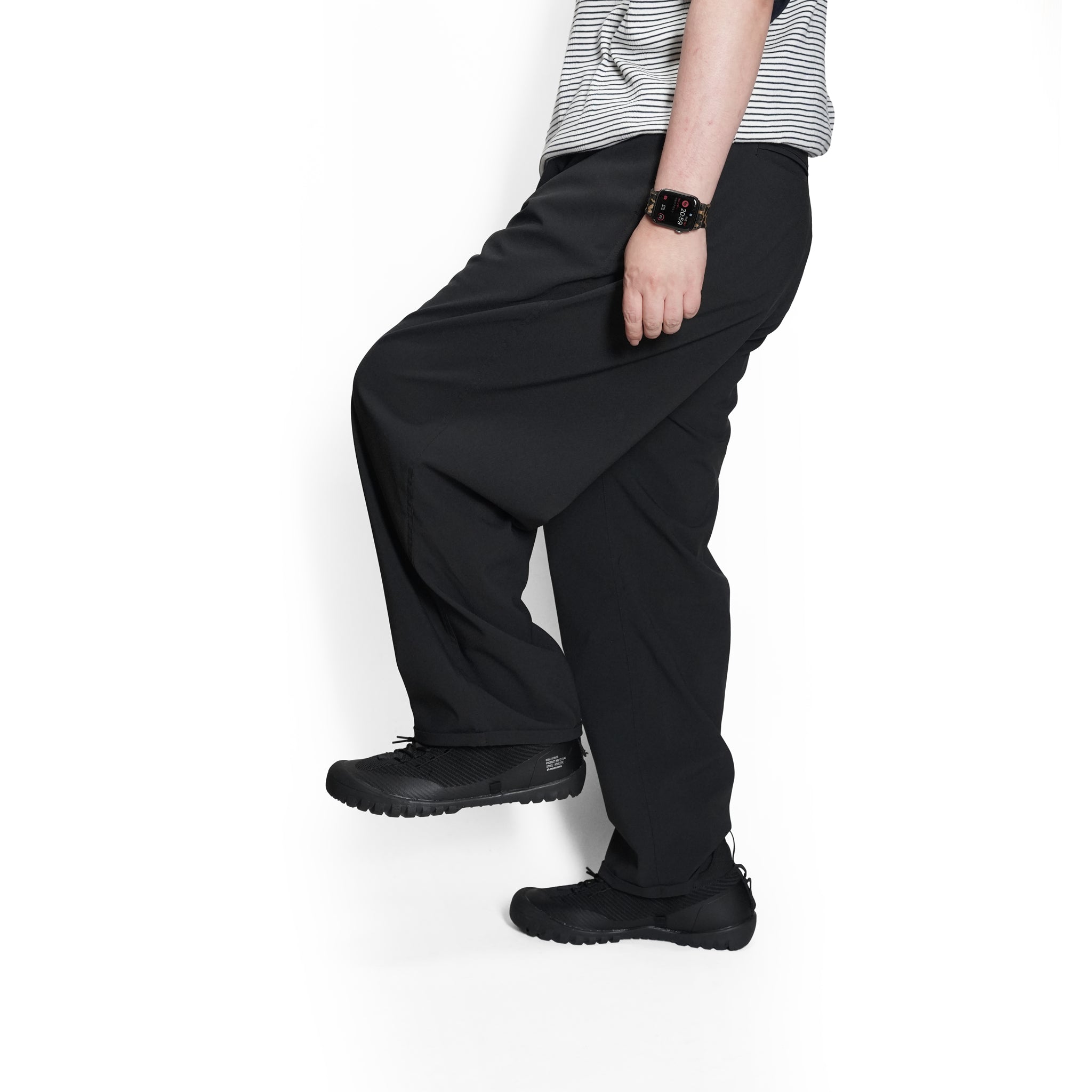 P.H.M.EASY PANTS_BASIC – Black | POWDERHORN MOUNTAINEERING