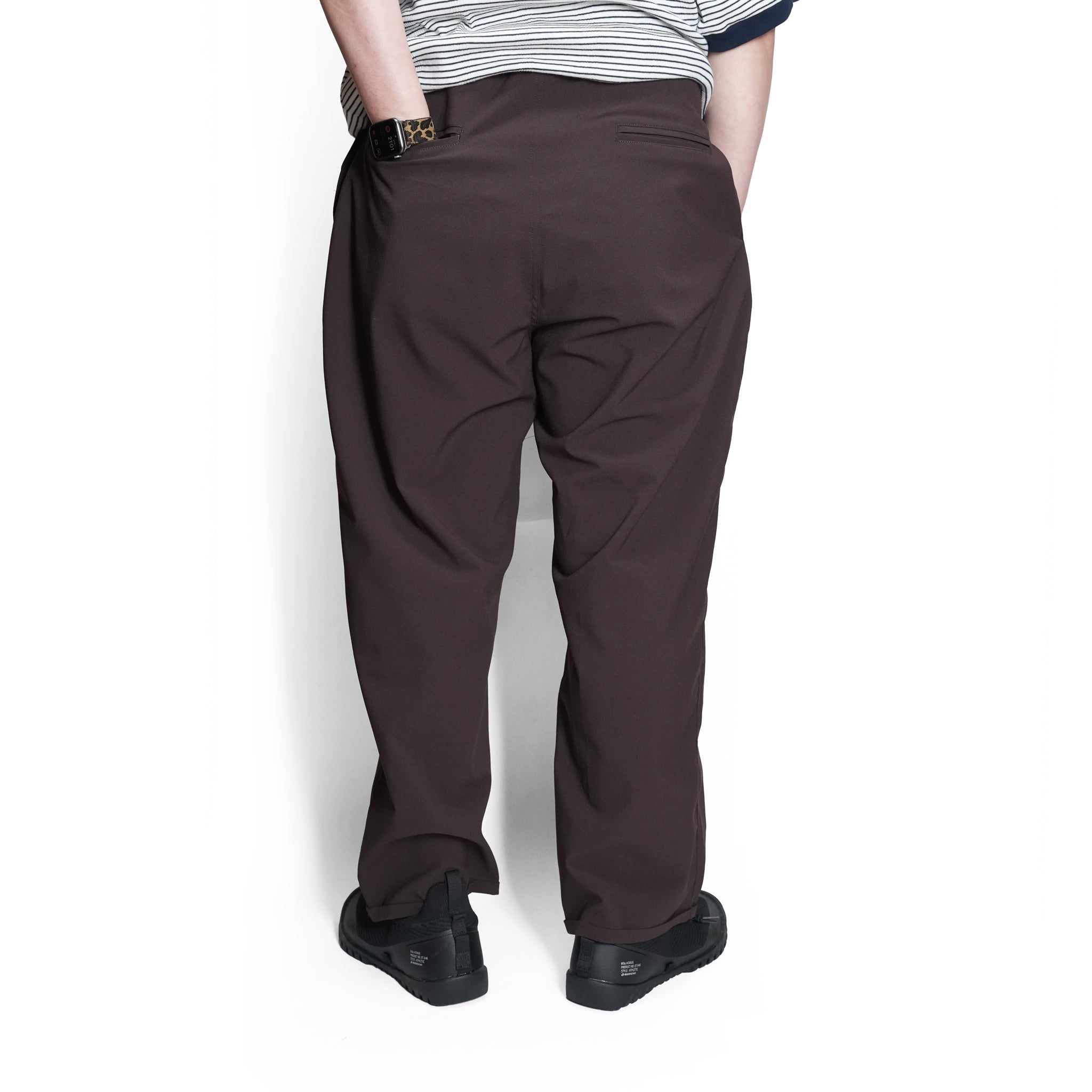P.H.M.EASY PANTS_BASIC – Brown | POWDERHORN MOUNTAINEERING