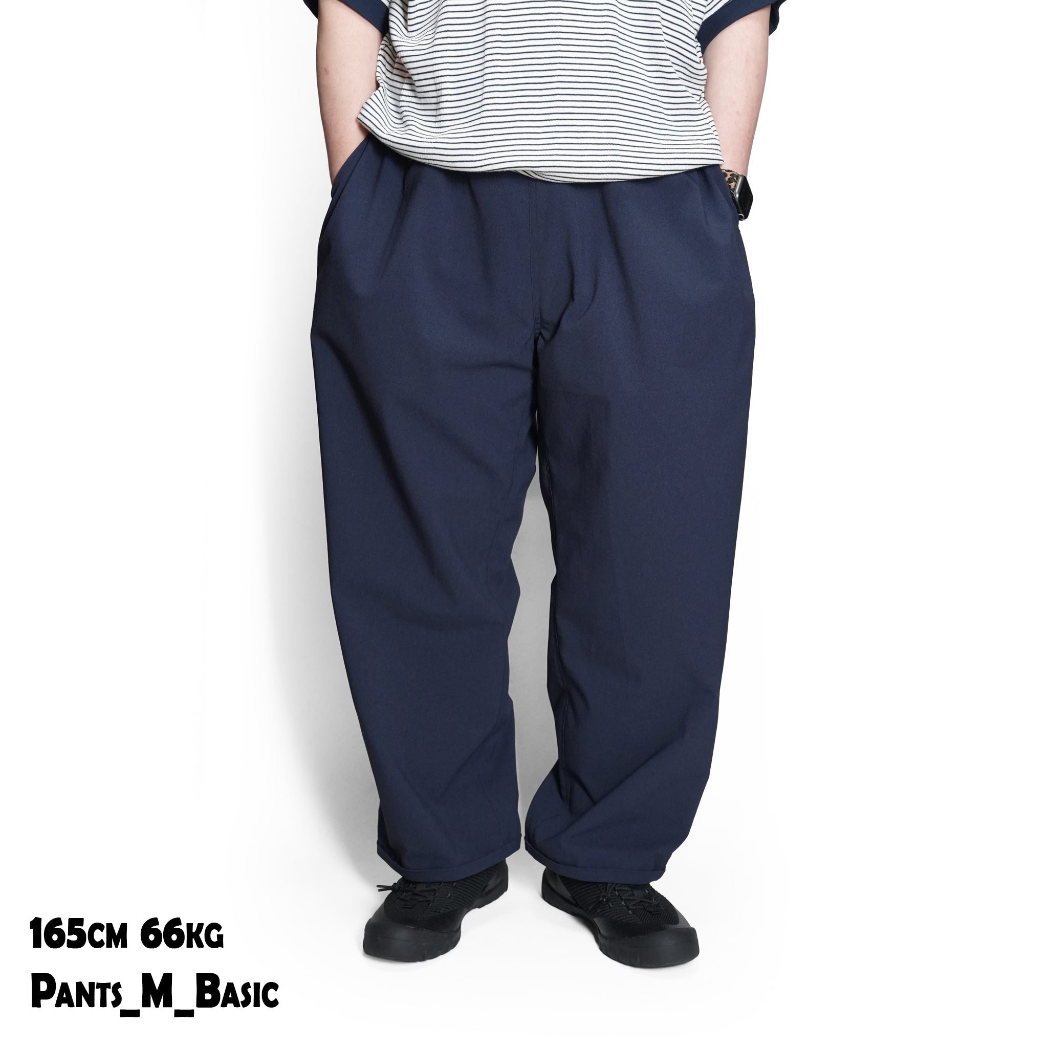 P.H.M.EASY PANTS_BASIC – Navy | POWDERHORN MOUNTAINEERING