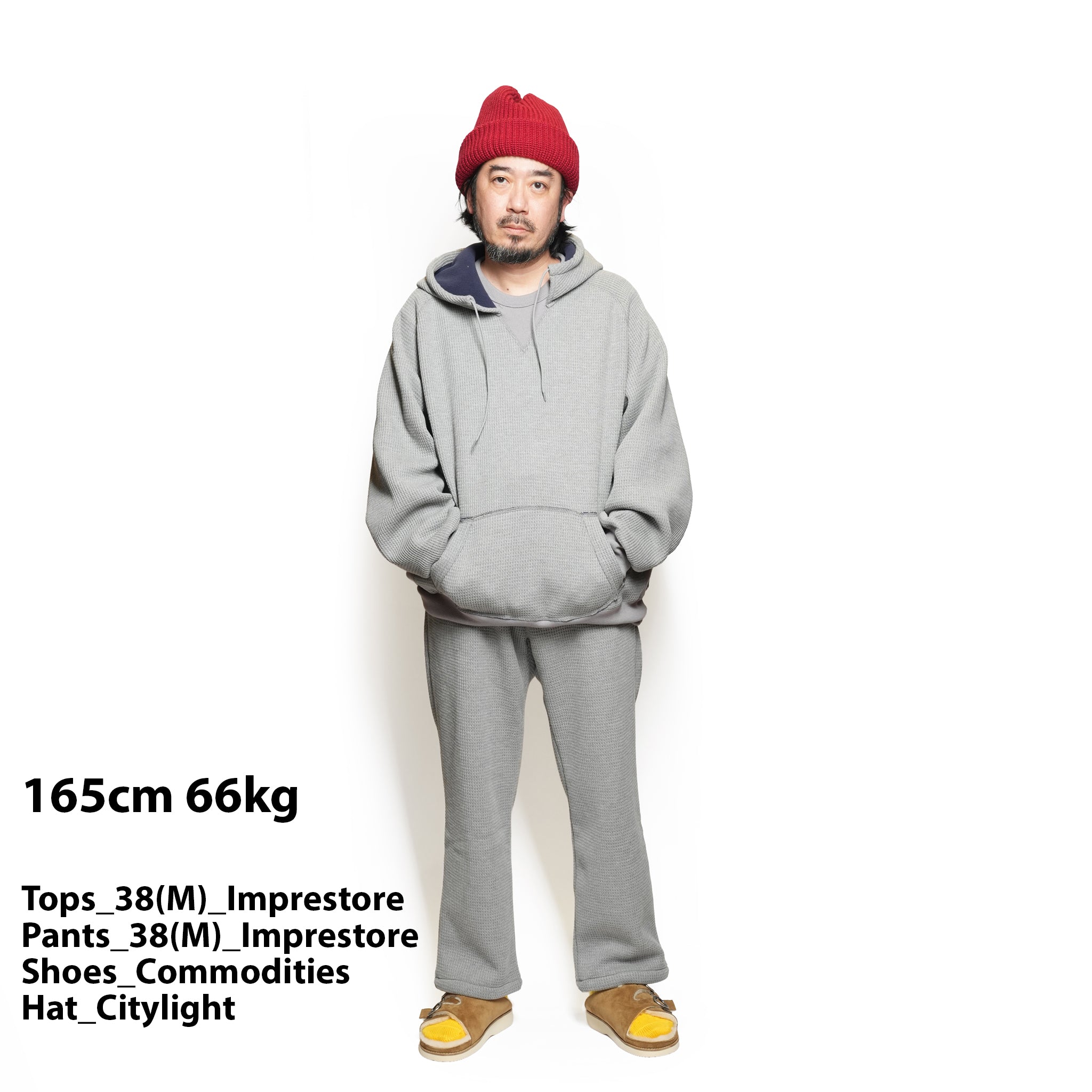 GOKU Warm Fleece F. Hoodie / Samaritan (Gray) | IMPRESTORE