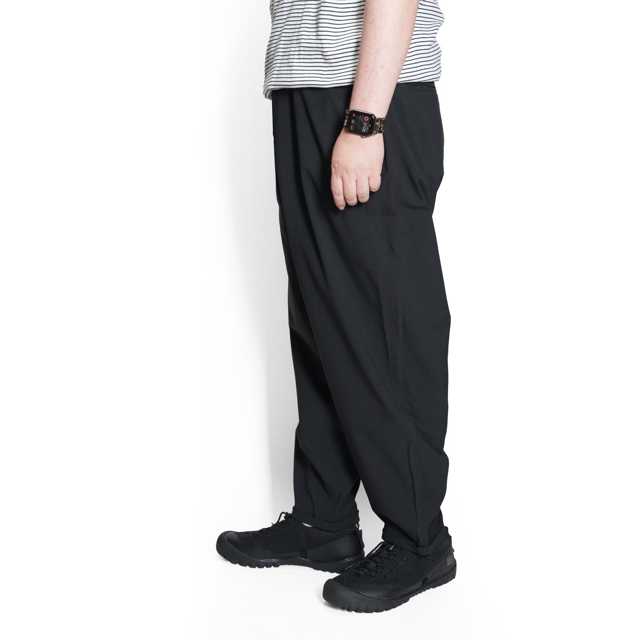 P.H.M.EASY PANTS_TAPERED – Black | POWDERHORN MOUNTAINEERING