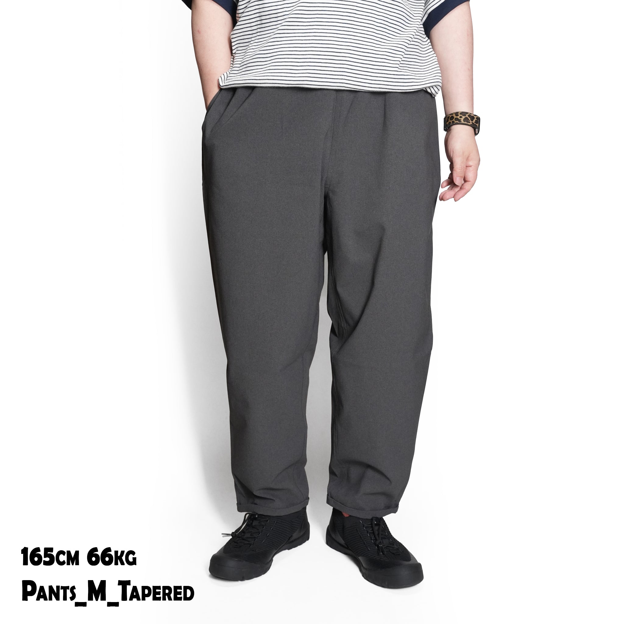 P.H.M.EASY PANTS_TAPERED – Charcoal | POWDERHORN MOUNTAINEERING