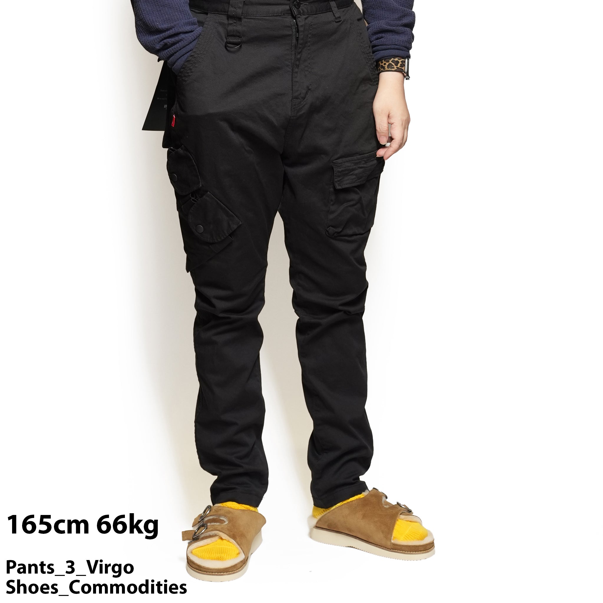 VG-PT-452 | BAGGY D-CARGO RELOADED | Color:Black【VIRGOwearworks_ヴァルゴウェアワークス】