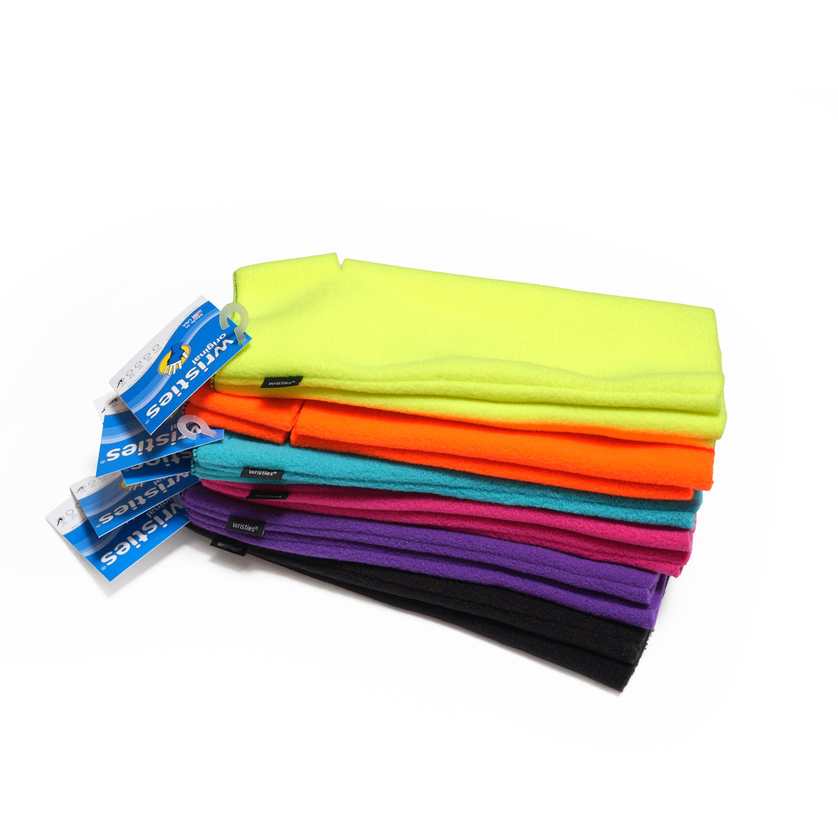 Fingerless Gloves – Hot Pink/Neon Yellow/Navy/Purple | WRISTIES 【ネコポス選択可能】