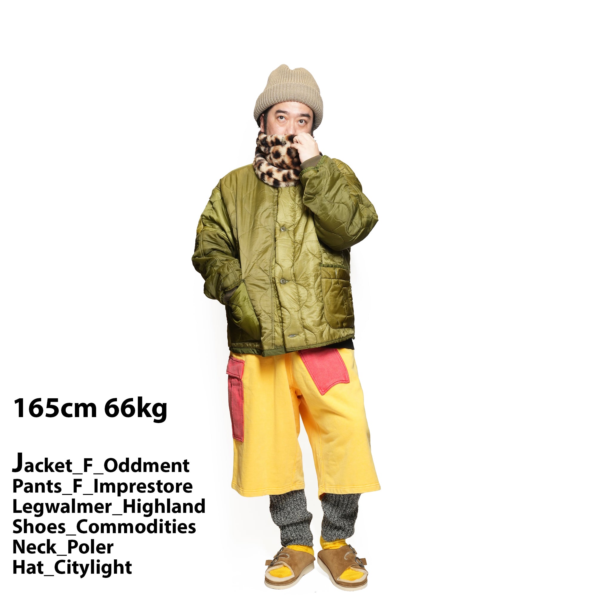 Double Arch pants | Color:Yellow-Red | 【IMPRESTORE_インプレストア】