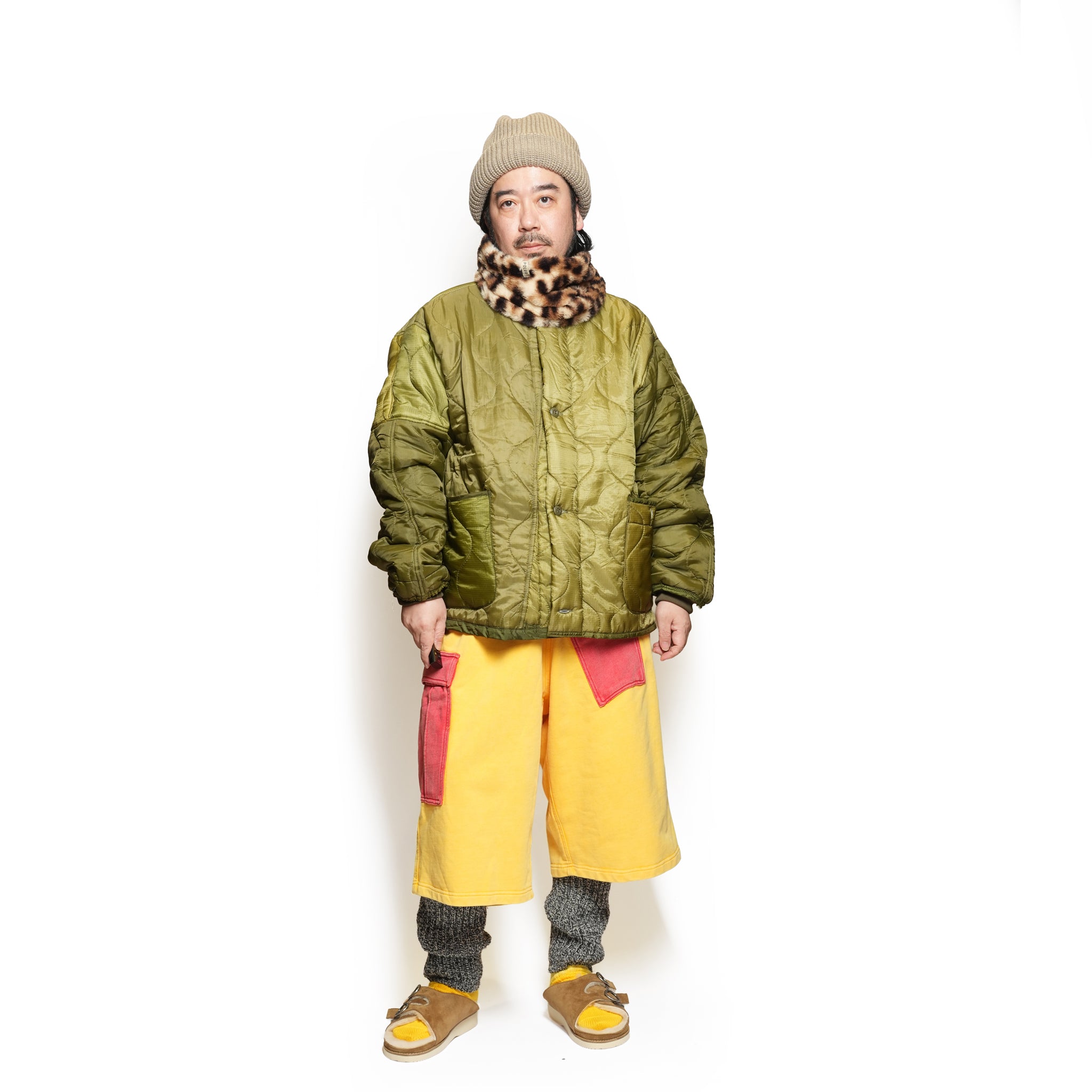 Double Arch pants | Color:Yellow-Red | 【IMPRESTORE_インプレストア】