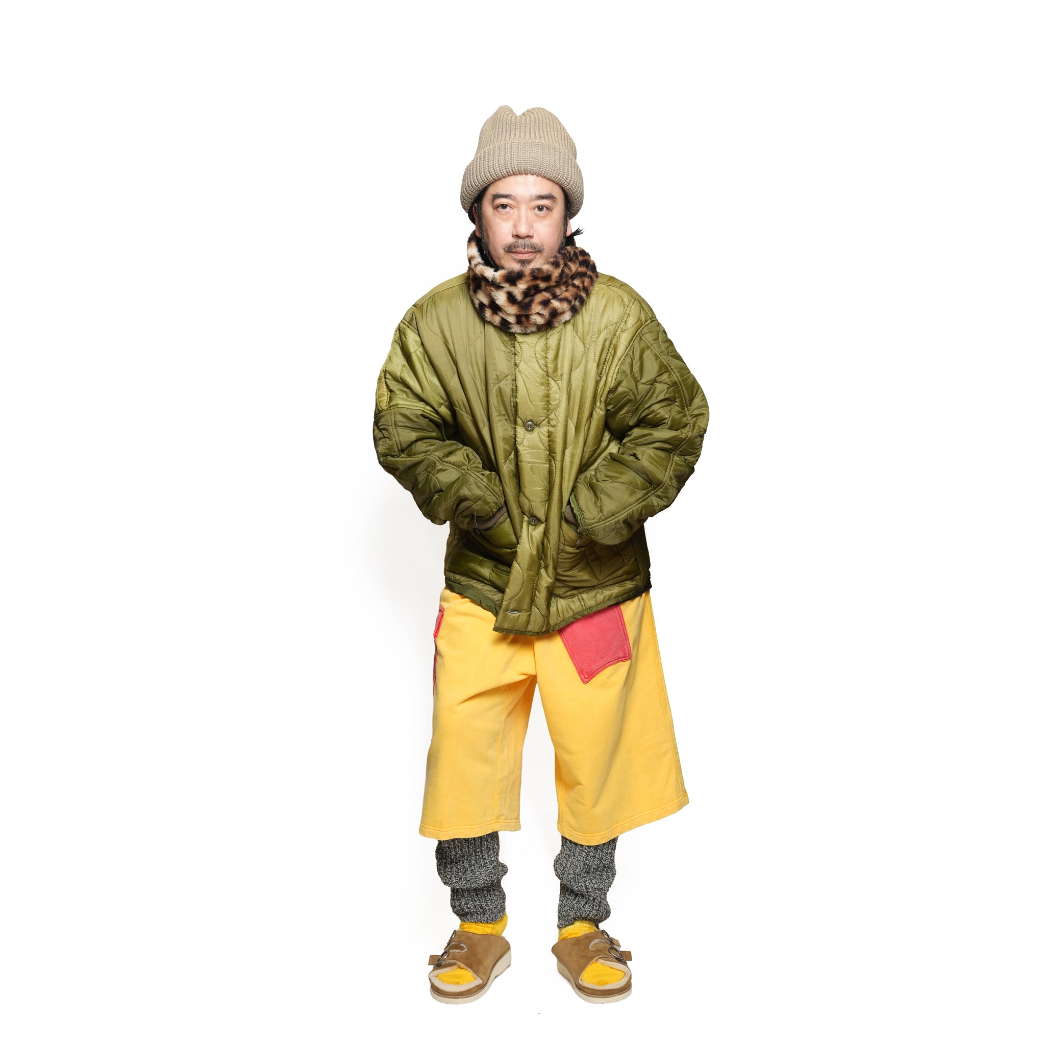 Double Arch pants | Color:Yellow-Red | 【IMPRESTORE_インプレストア】