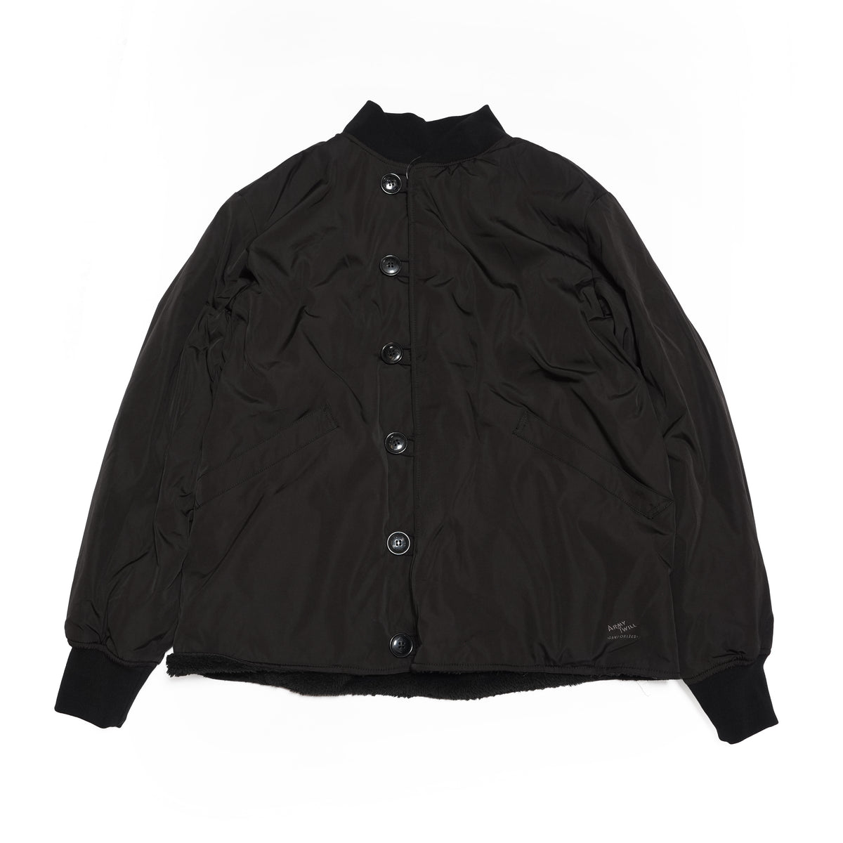 PeWeather Reversible Blouson – Black | ARMY TWILL