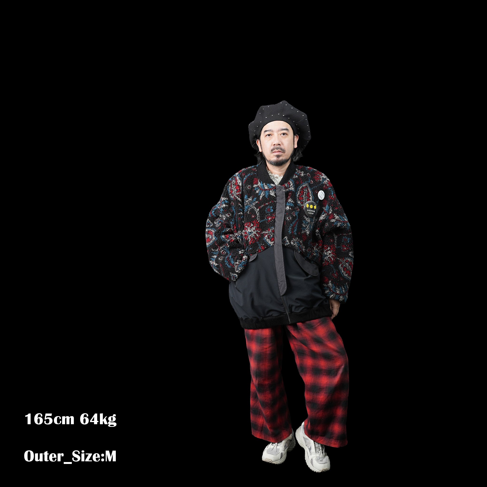 Courtyard Fleece Blouson – Flower | NEYVOR