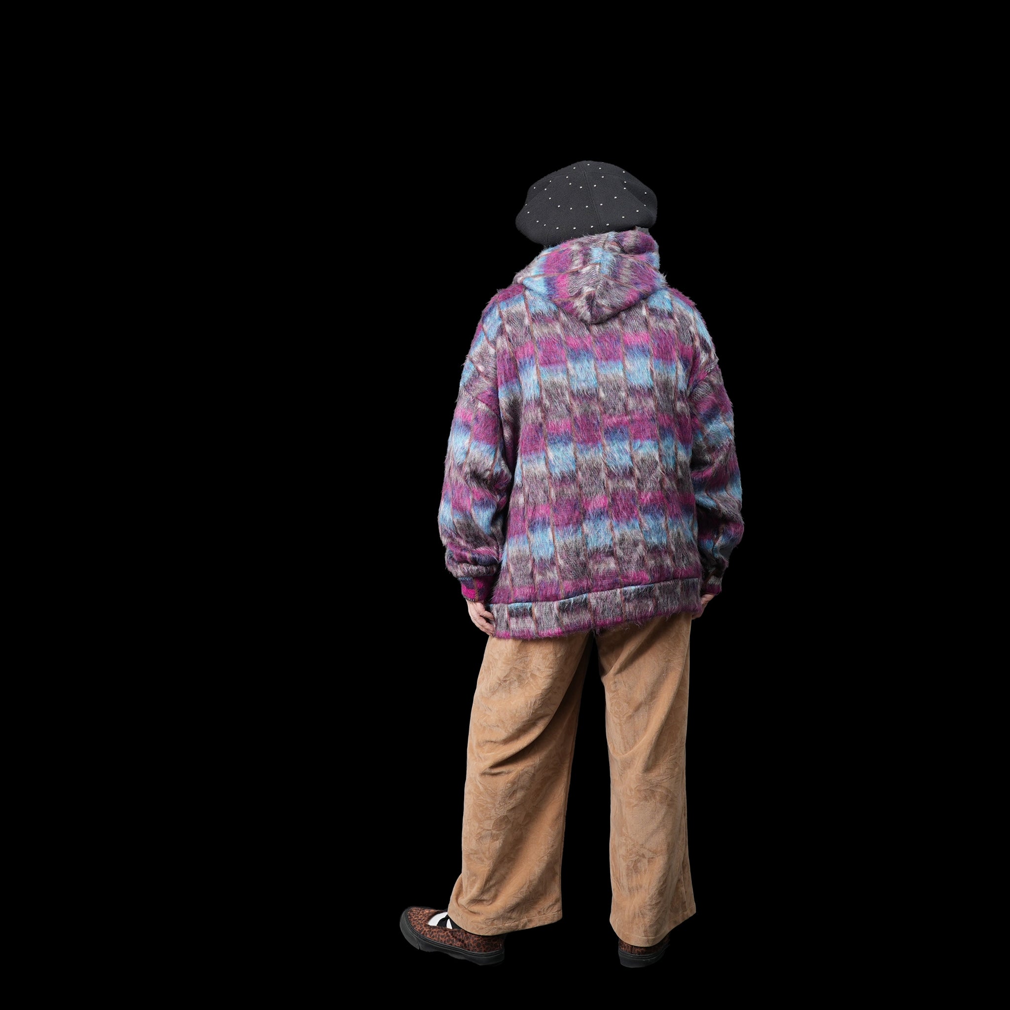 No:23aw-spot03 | Name:VELVET WIDE EASY PANT | Color:Mustrad/Orange/Beige | 【SHADY’S VALLEY】【Big P Products_ビッグピープロダクツ】