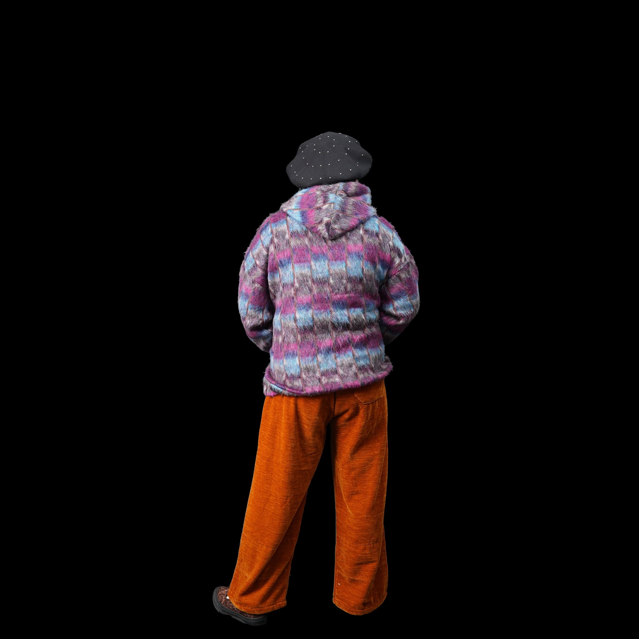 No:23aw-spot03 | Name:VELVET WIDE EASY PANT | Color:Mustrad/Orange/Beige | 【SHADY’S VALLEY】【Big P Products_ビッグピープロダクツ】
