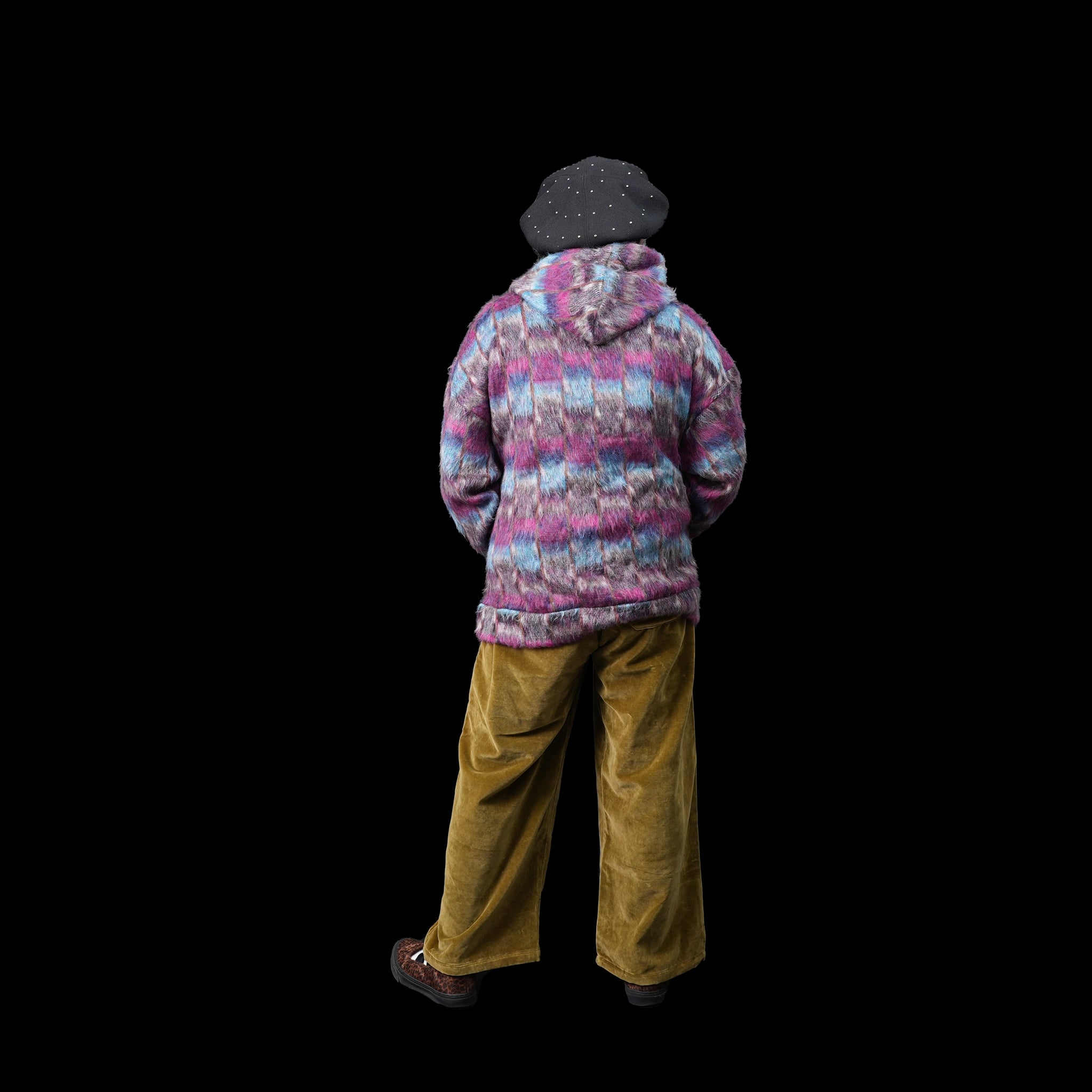No:23aw-spot03 | Name:VELVET WIDE EASY PANT | Color:Mustrad/Orange/Beige | 【SHADY’S VALLEY】【Big P Products_ビッグピープロダクツ】