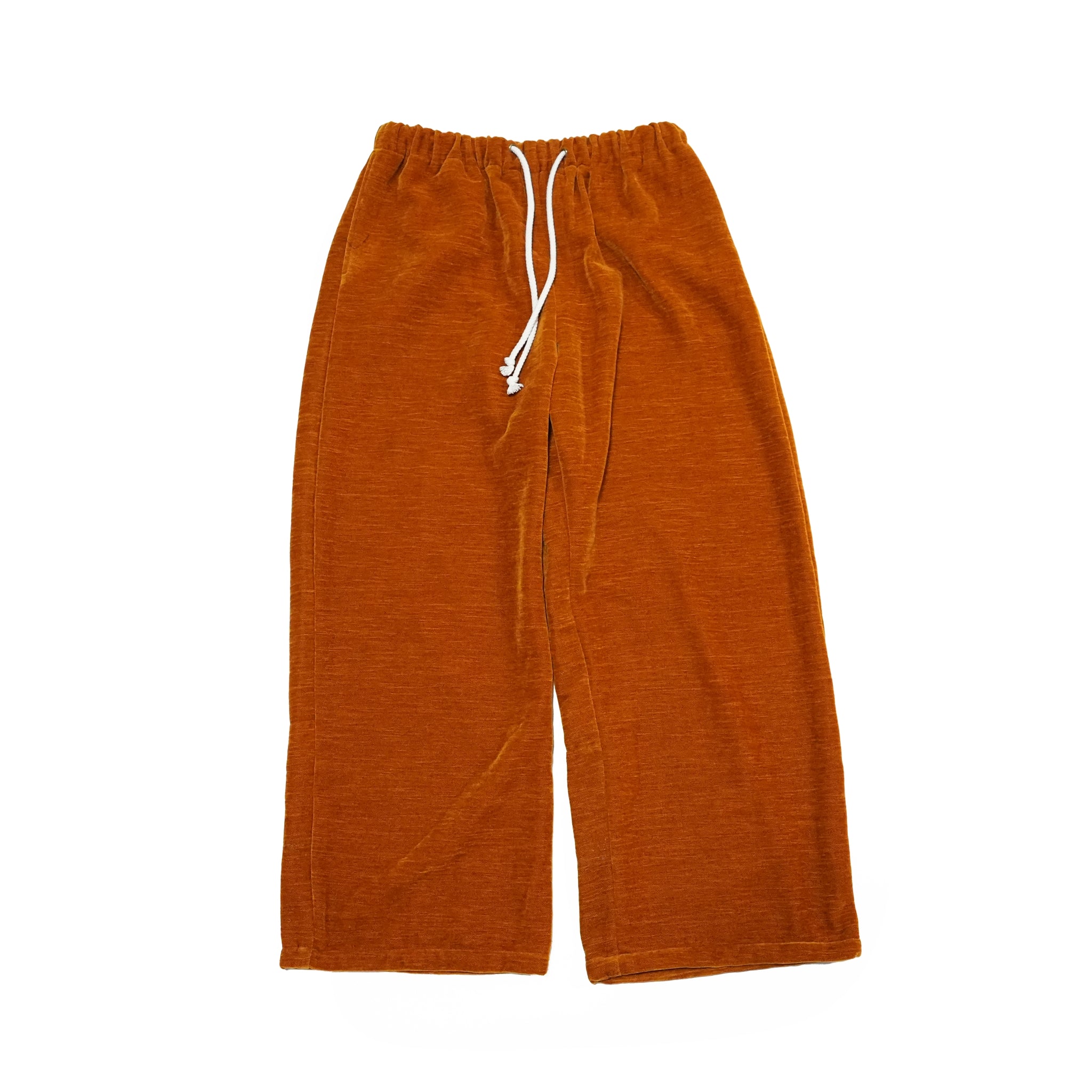 No:23aw-spot03 | Name:VELVET WIDE EASY PANT | Color:Mustrad/Orange/Beige | 【SHADY’S VALLEY】【Big P Products_ビッグピープロダクツ】