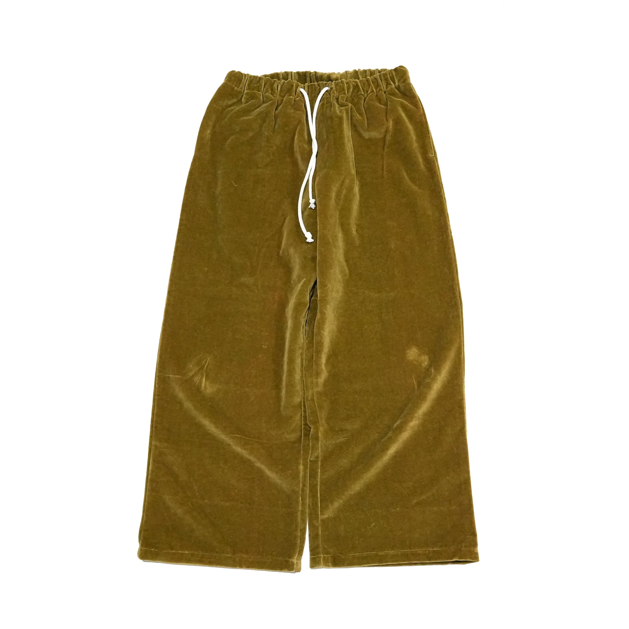 No:23aw-spot03 | Name:VELVET WIDE EASY PANT | Color:Mustrad/Orange/Beige | 【SHADY’S VALLEY】【Big P Products_ビッグピープロダクツ】