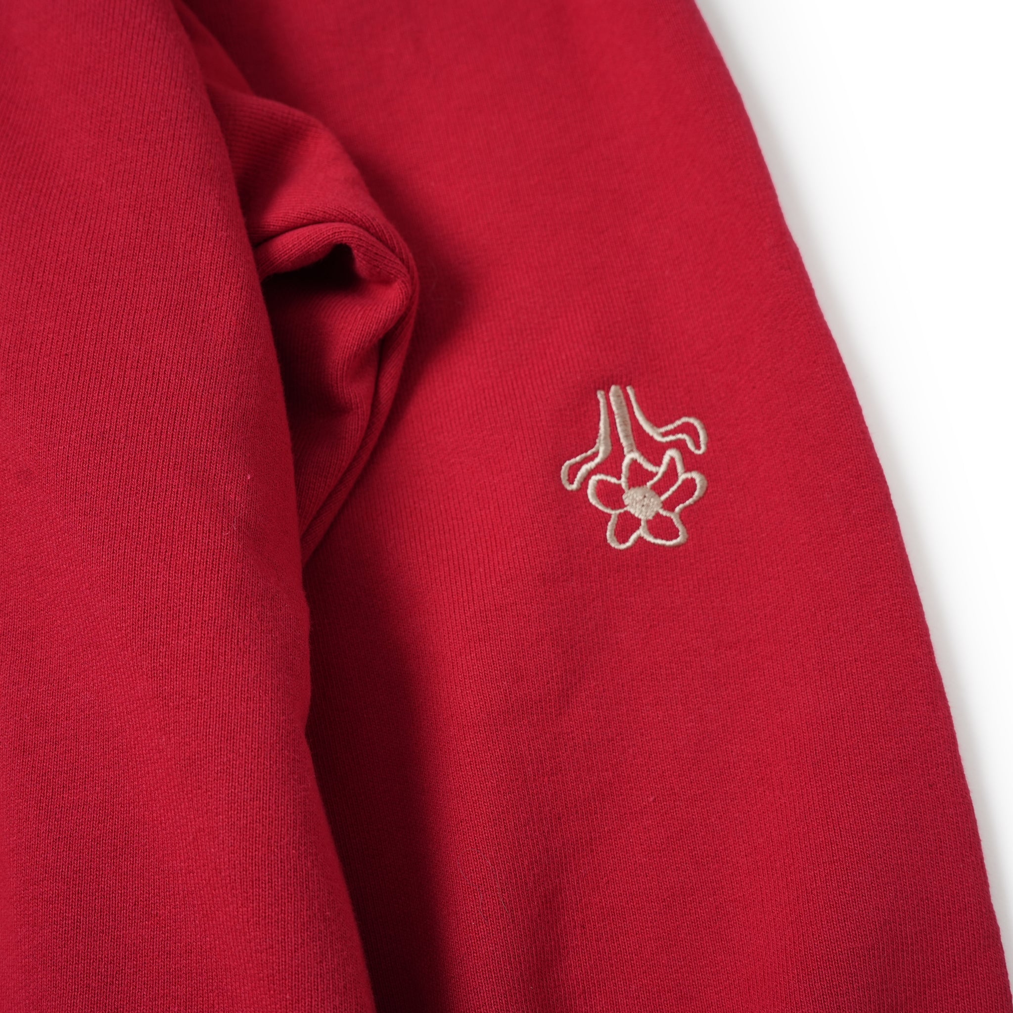 Name:AMBERGLEAM Sweat Hoodie | Color:Red【AMBERGLEAM_アンバーグリーム】| No:1161131111