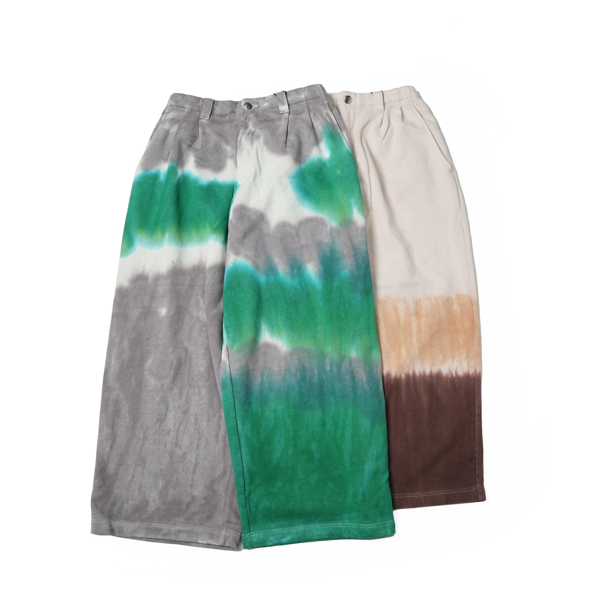 Tiedye Pile Pants | Color:Mix/Coffee【AMBERGLEAM_アンバーグリーム】| 1144131112【archive】