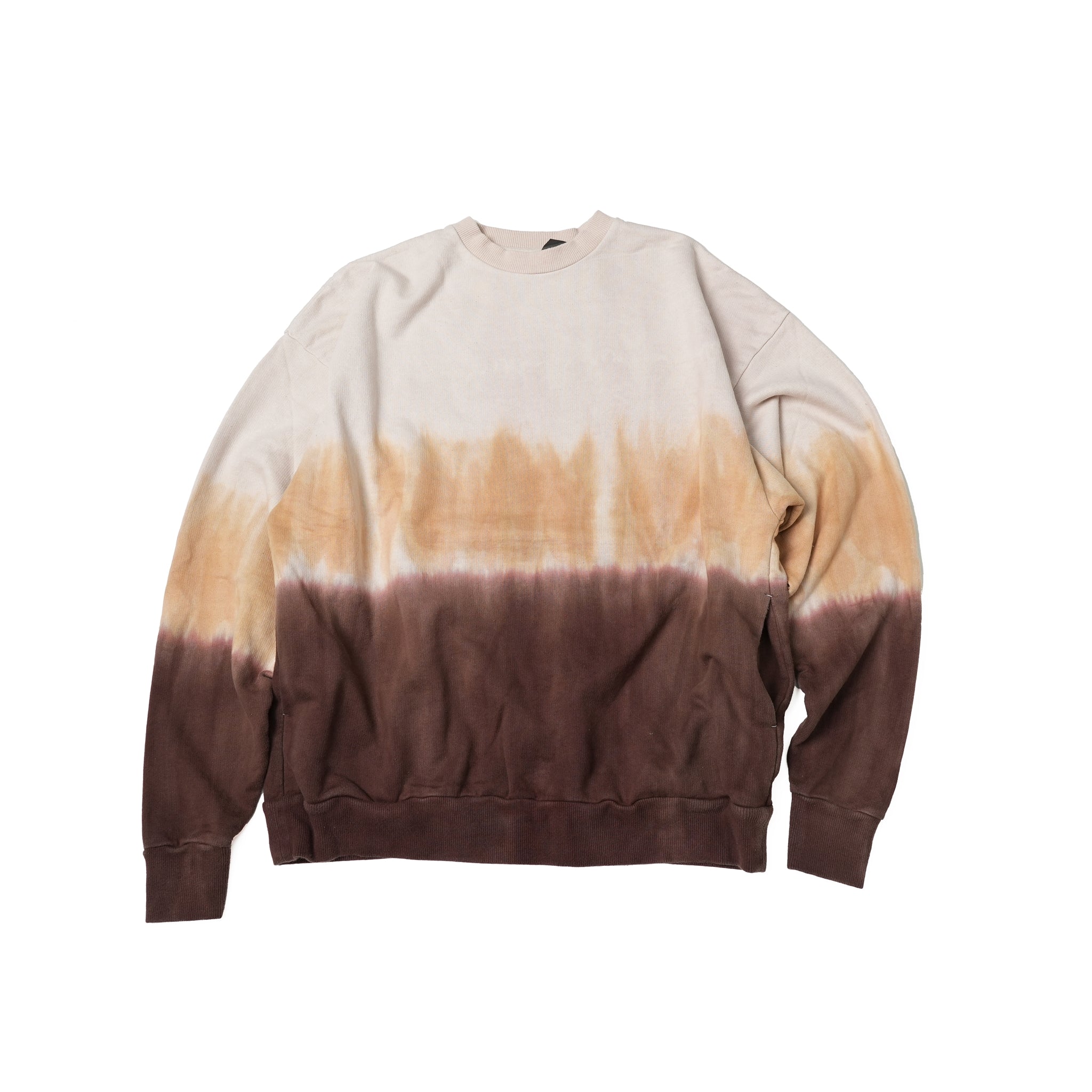 Name:Tiedye Pile Pullover | Color:Mix/Coffee【AMBERGLEAM_アンバーグリーム】| No:1143131111