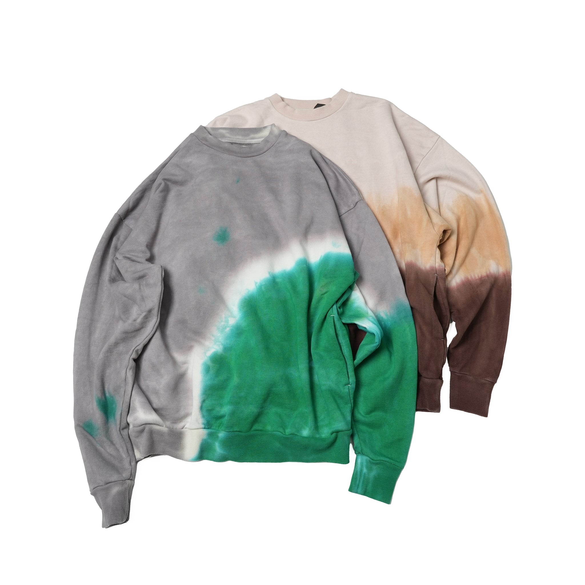 Tiedye Pile Pullover – Mix / Coffee | AMBERGLEAM