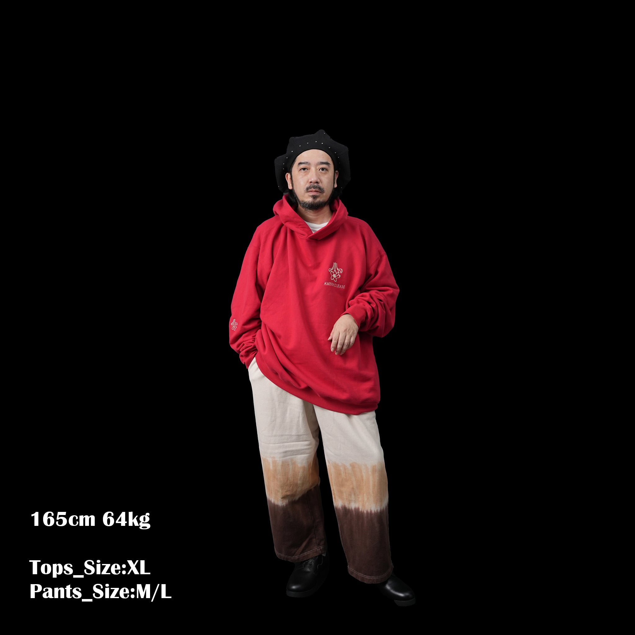 Tiedye Pile Pants | Color:Mix/Coffee【AMBERGLEAM_アンバーグリーム】| 1144131112【archive】