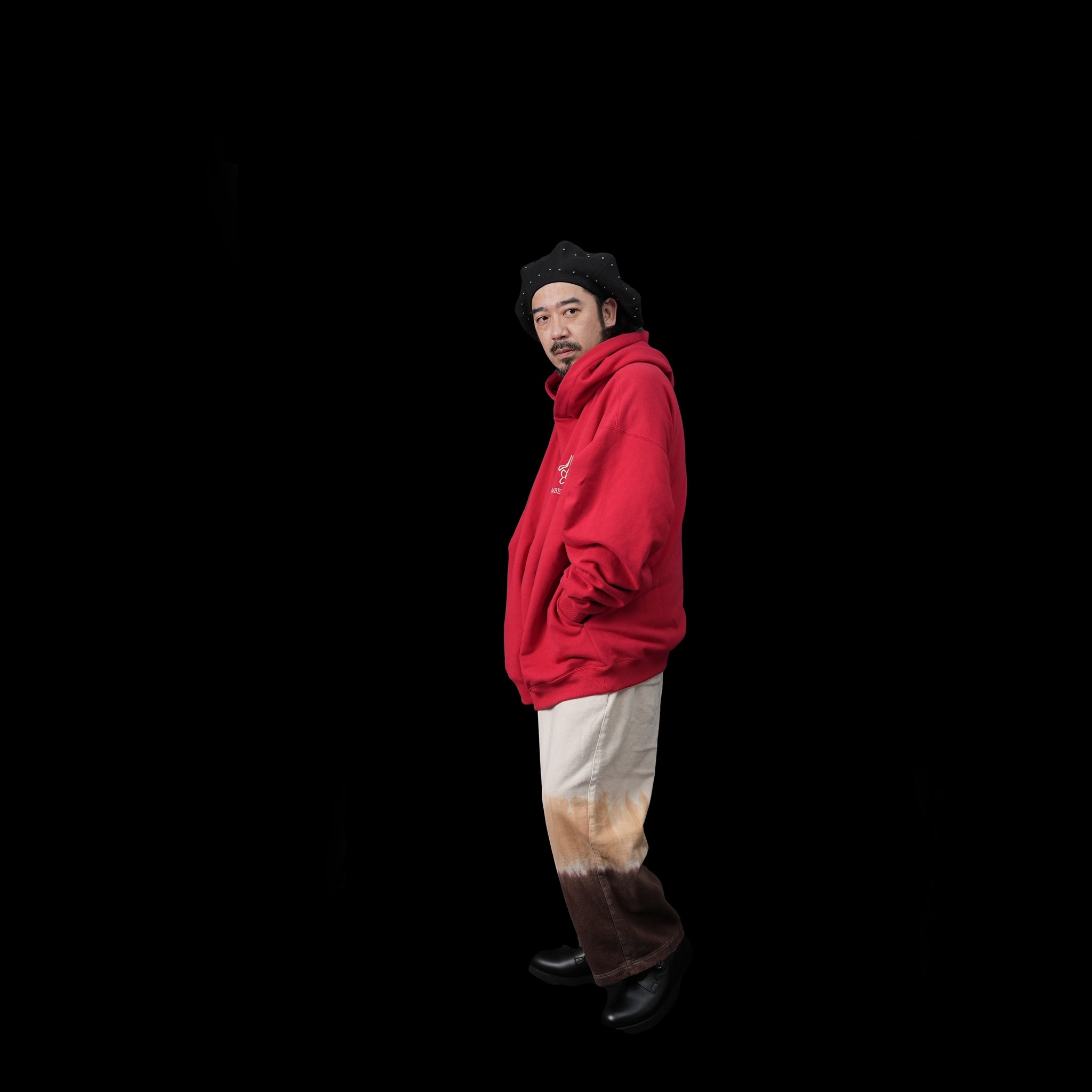 Name:AMBERGLEAM Sweat Hoodie | Color:Red【AMBERGLEAM_アンバーグリーム】| No:1161131111