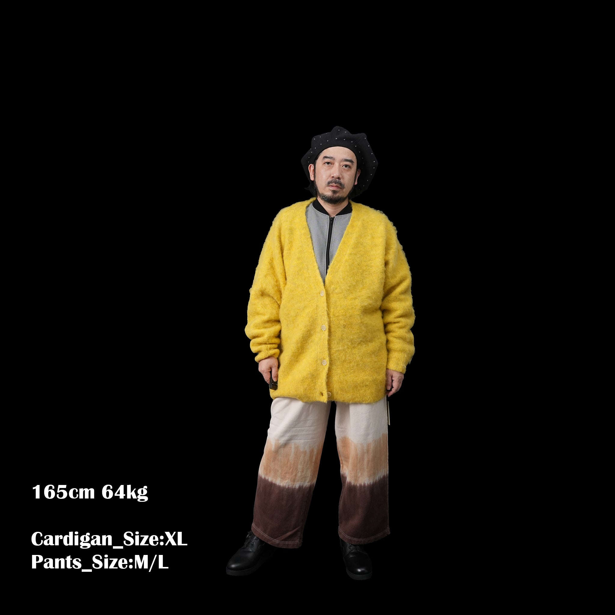 Name:Soft Light Knit Cardigan | Color:Yellow Sapphire【AMBERGLEAM_アンバーグリーム】| No:1101121213