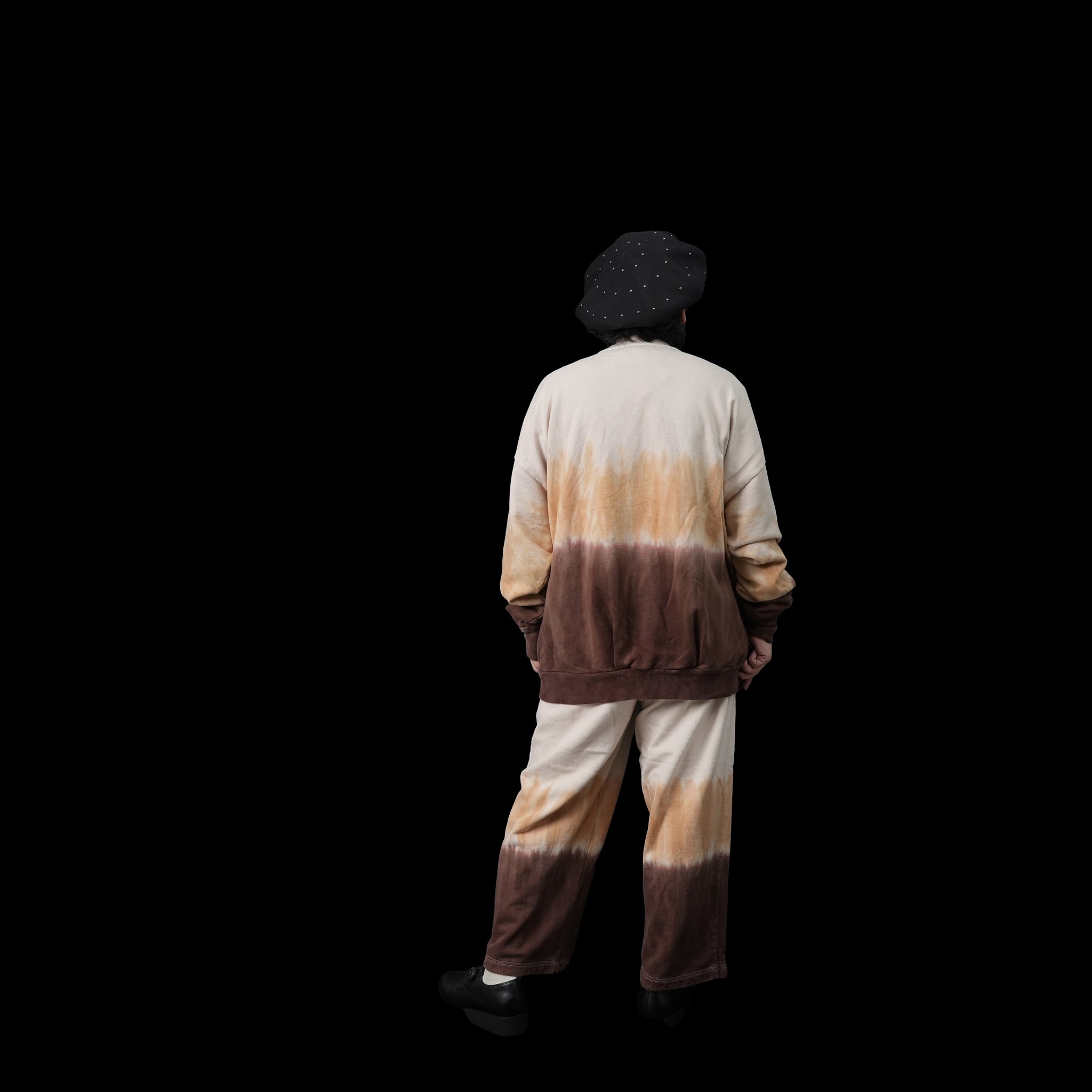 Name:Tiedye Pile Pullover | Color:Mix/Coffee【AMBERGLEAM_アンバーグリーム】| No:1143131111
