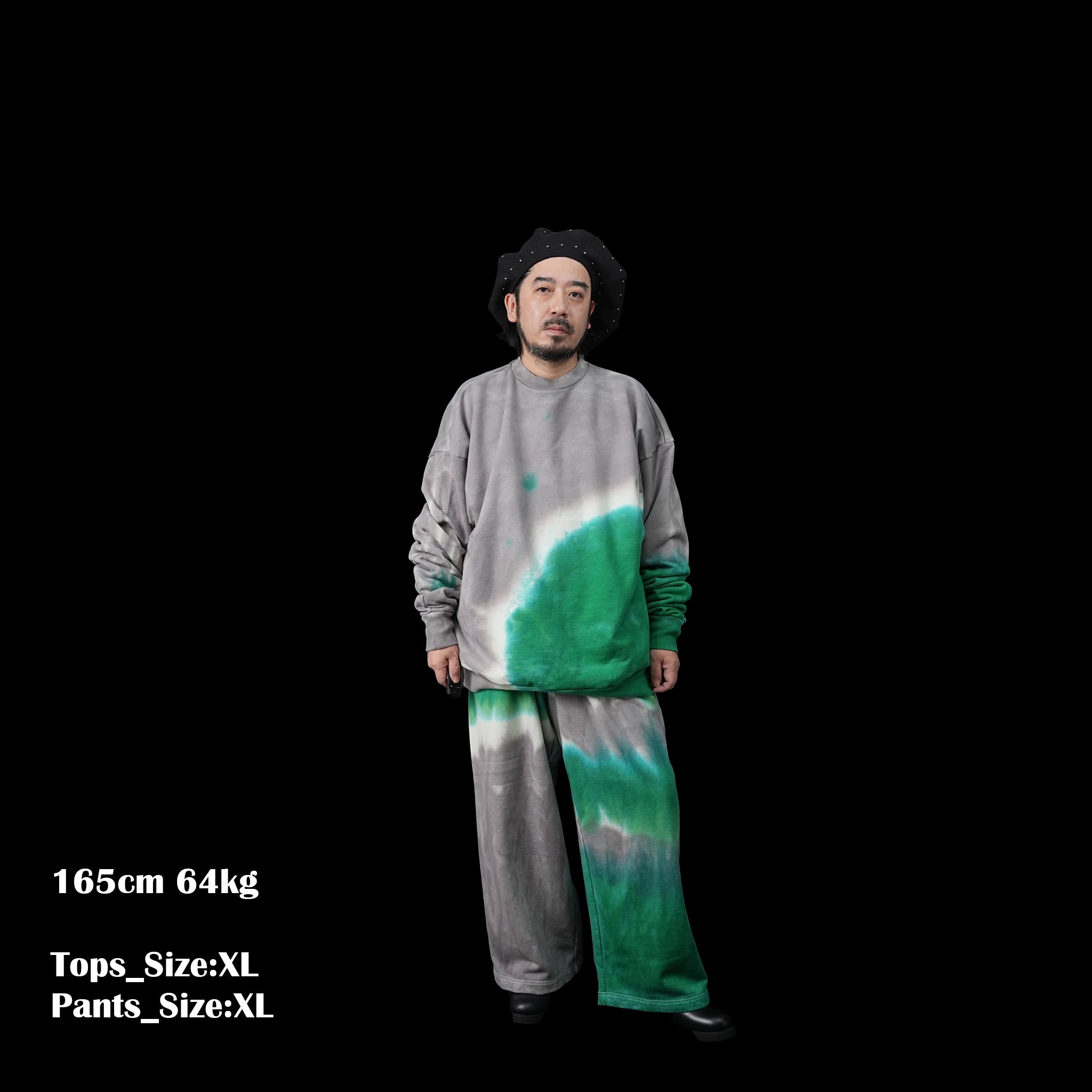 Tiedye Pile Pants | Color:Mix/Coffee【AMBERGLEAM_アンバーグリーム】| 1144131112【archive】