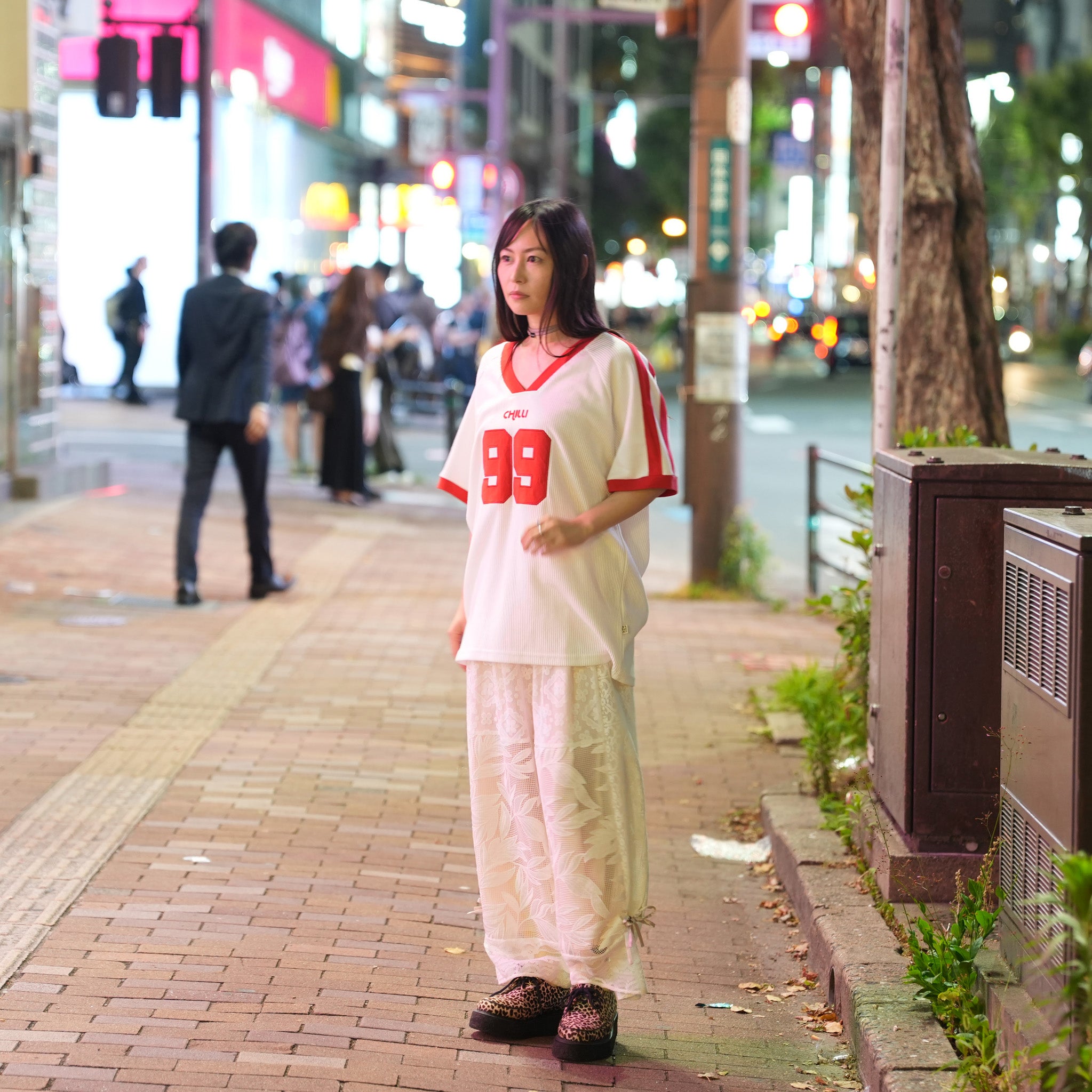 CHILLI 99 WAFFLE TEE – Coconut | ARAMINTA JAMES