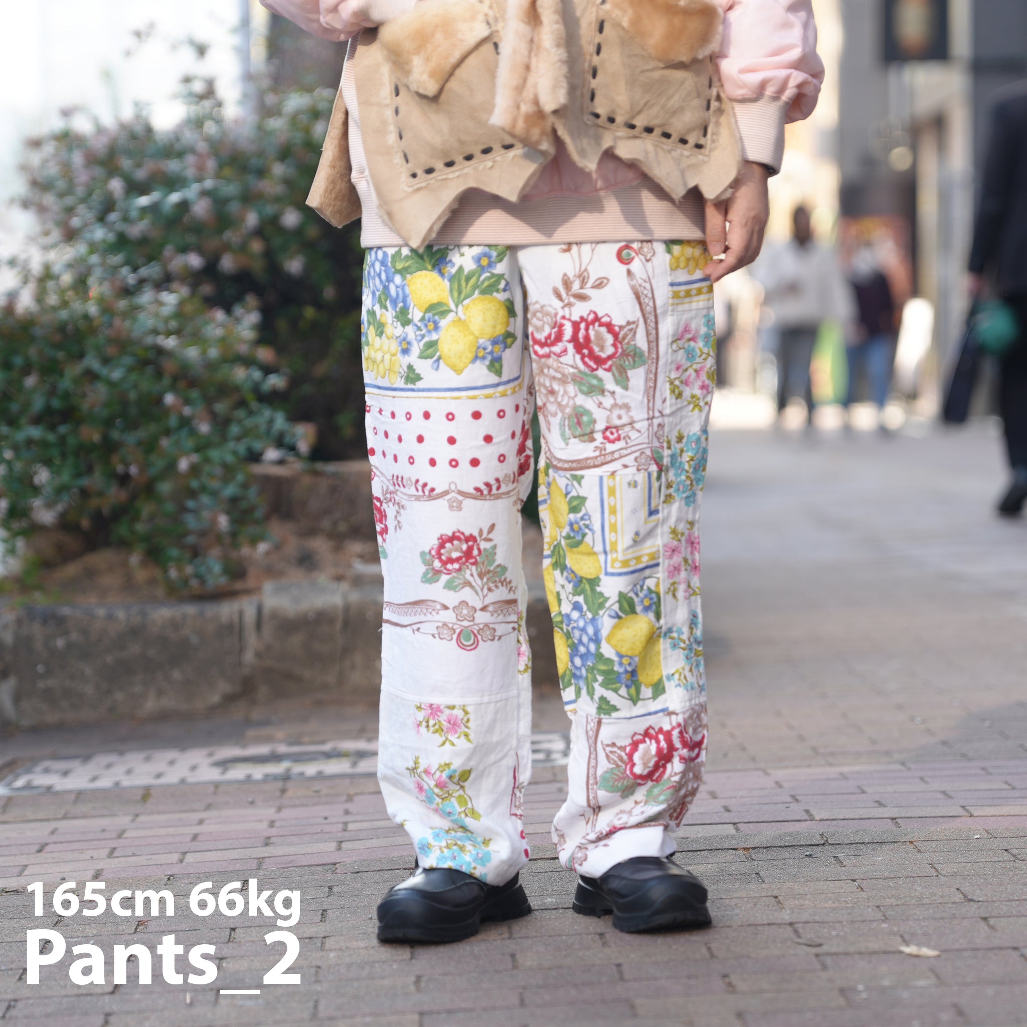 MR-2507676 | 北欧 Vintage Cloth Pants | Color:Multi_A | Size:2【Mr. Remake Man】