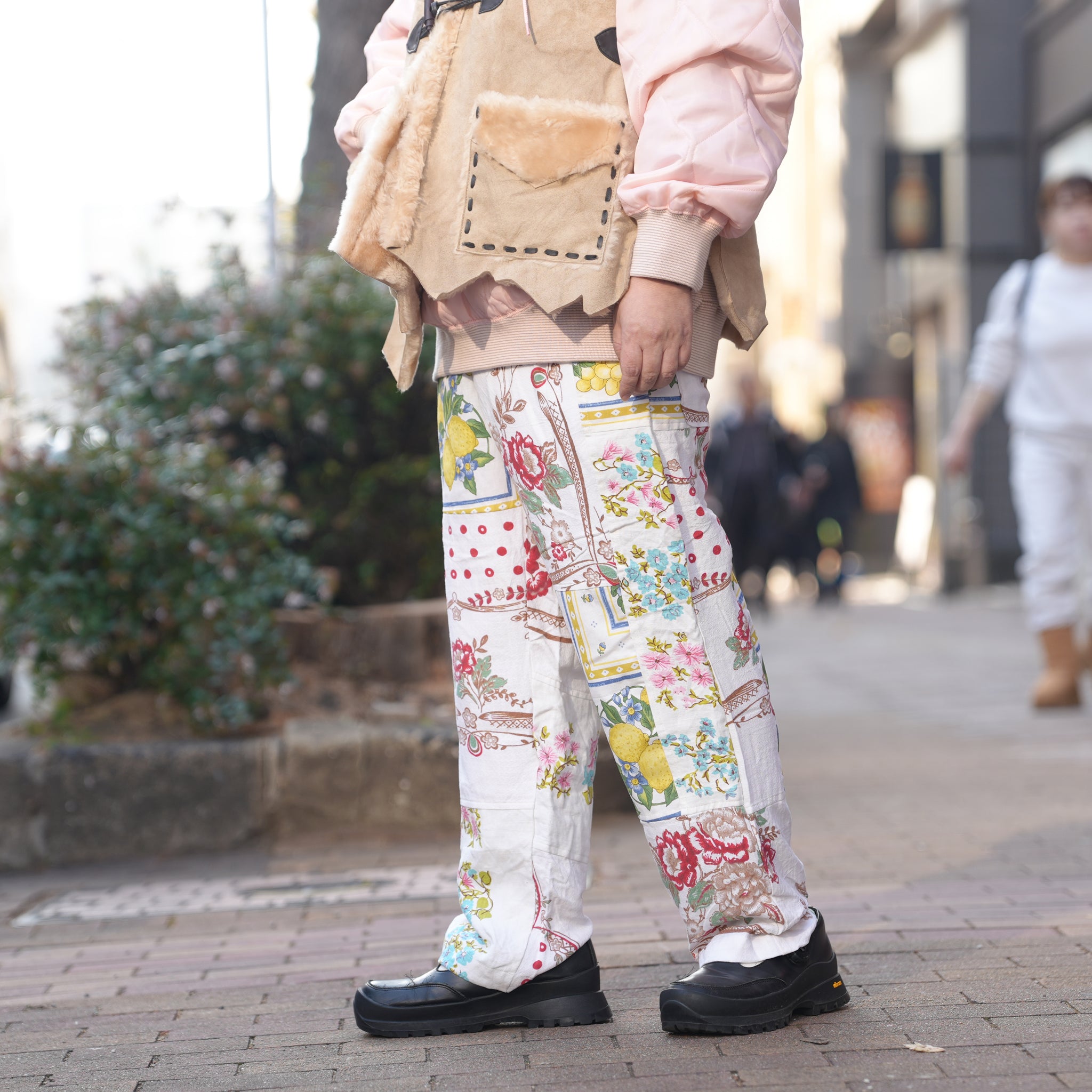 MR-2507676 | 北欧 Vintage Cloth Pants | Color:Multi_A | Size:2【Mr. Remake Man】