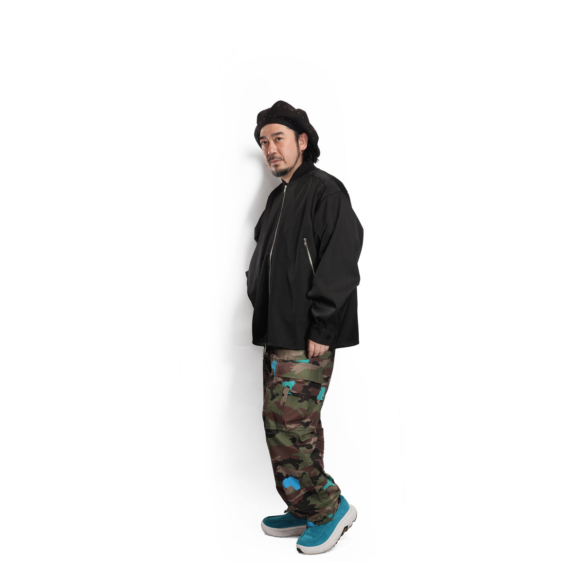 P.H.M Poly-Jsy Blk JACKET | POWDERHORN MOUNTAINEERING