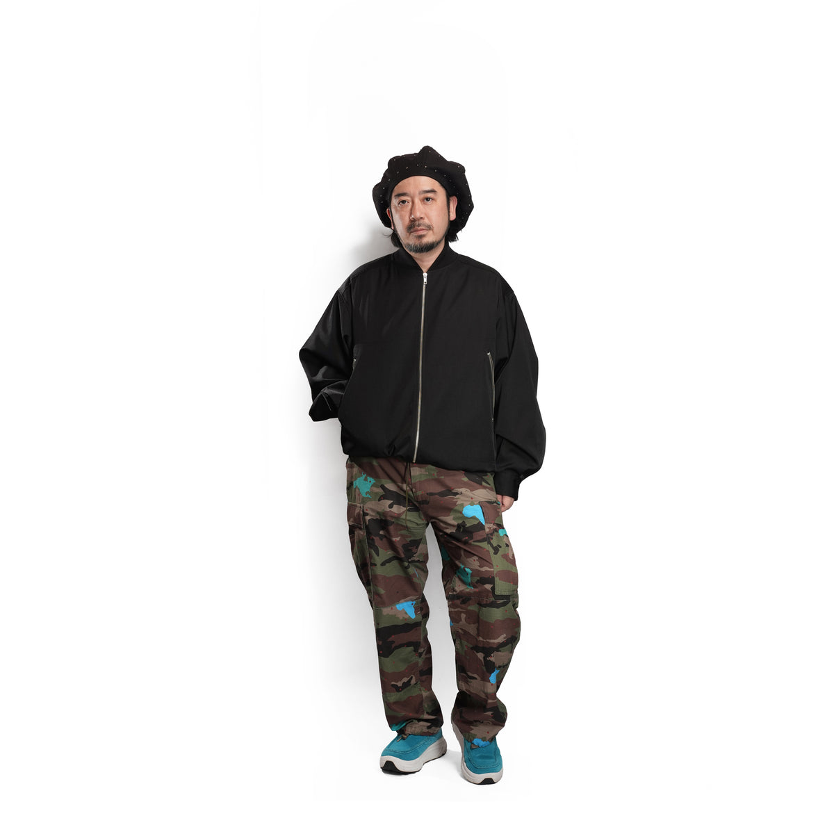P.H.M Poly-Jsy Blk JACKET | POWDERHORN MOUNTAINEERING