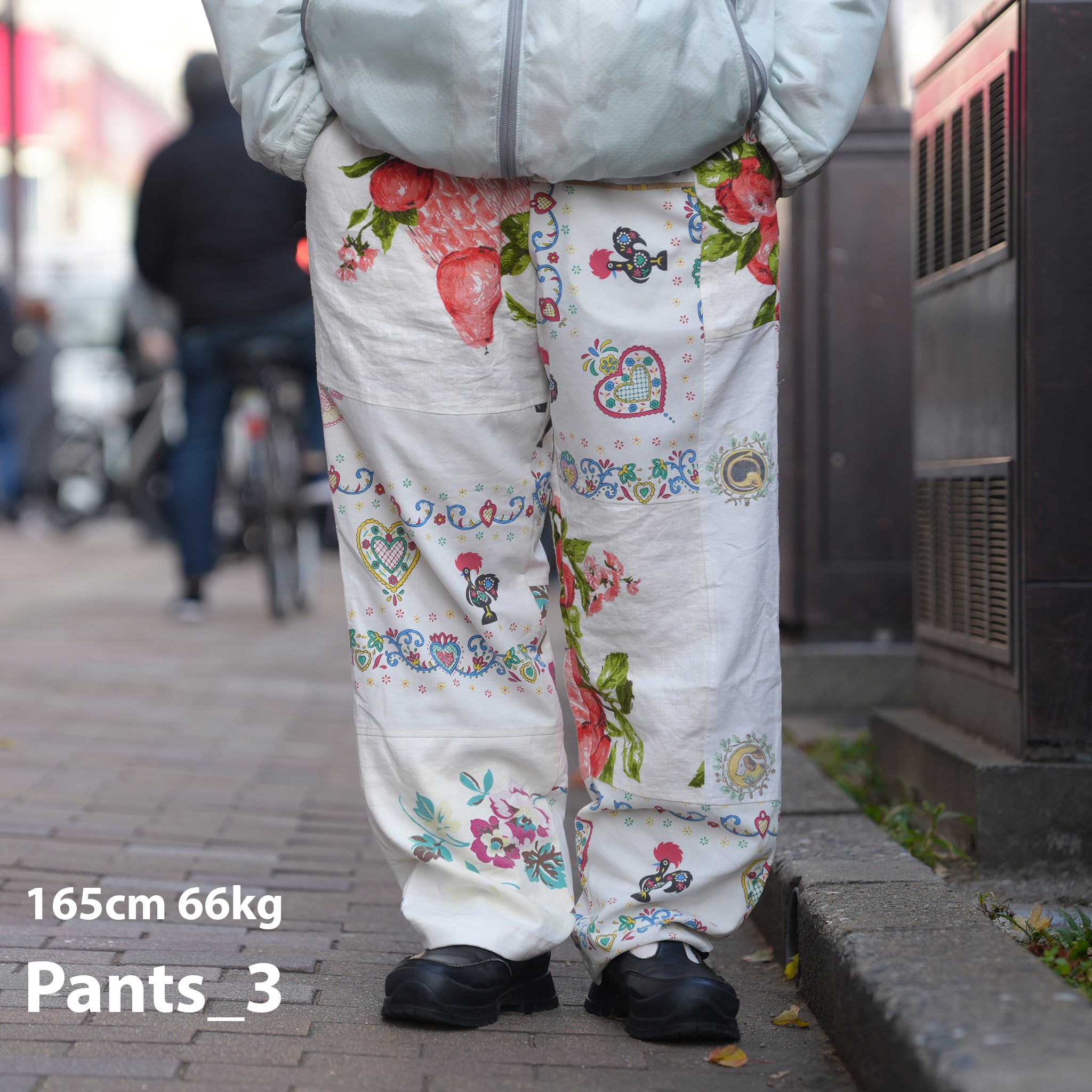 MR-2507676 | 北欧 Vintage Cloth Pants – Multi_D | Size:3 | MR. REMAKE MAN