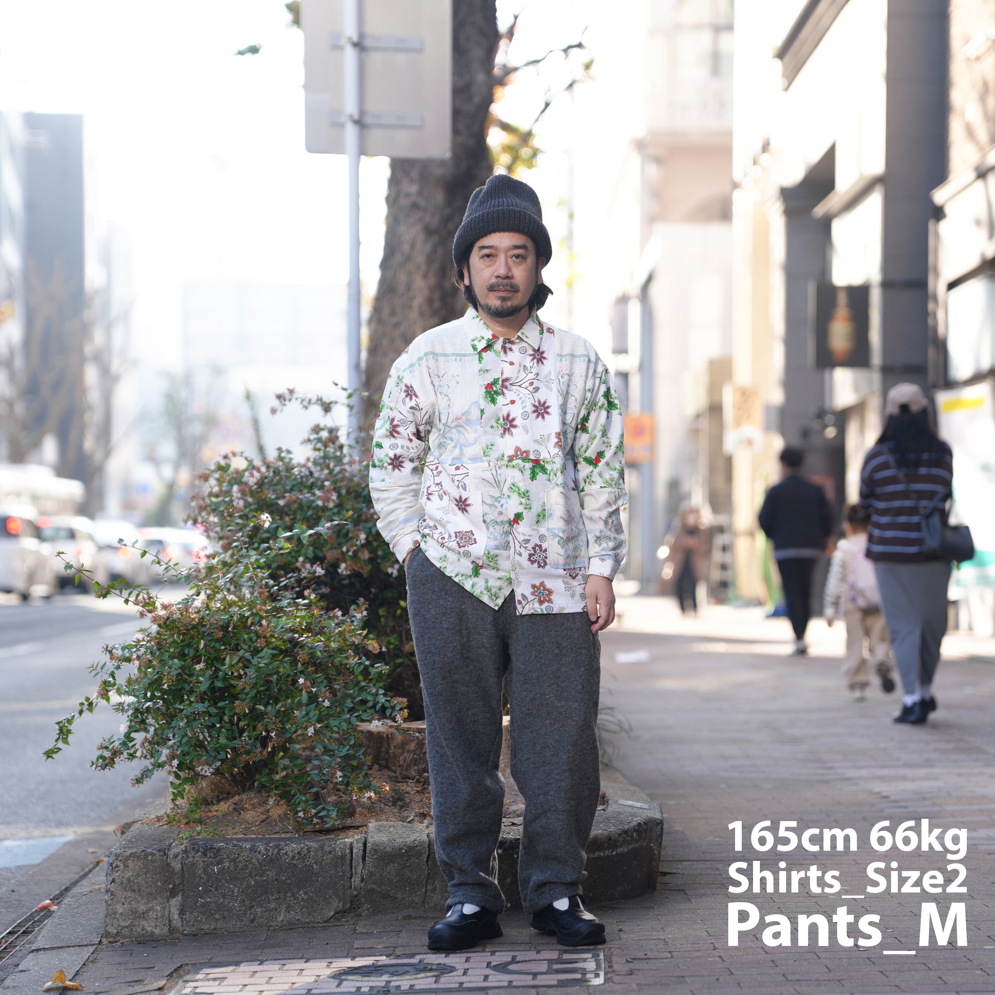 AD00230 | wool bondage pants | Color:Melange Gray【ADAN_アダン】