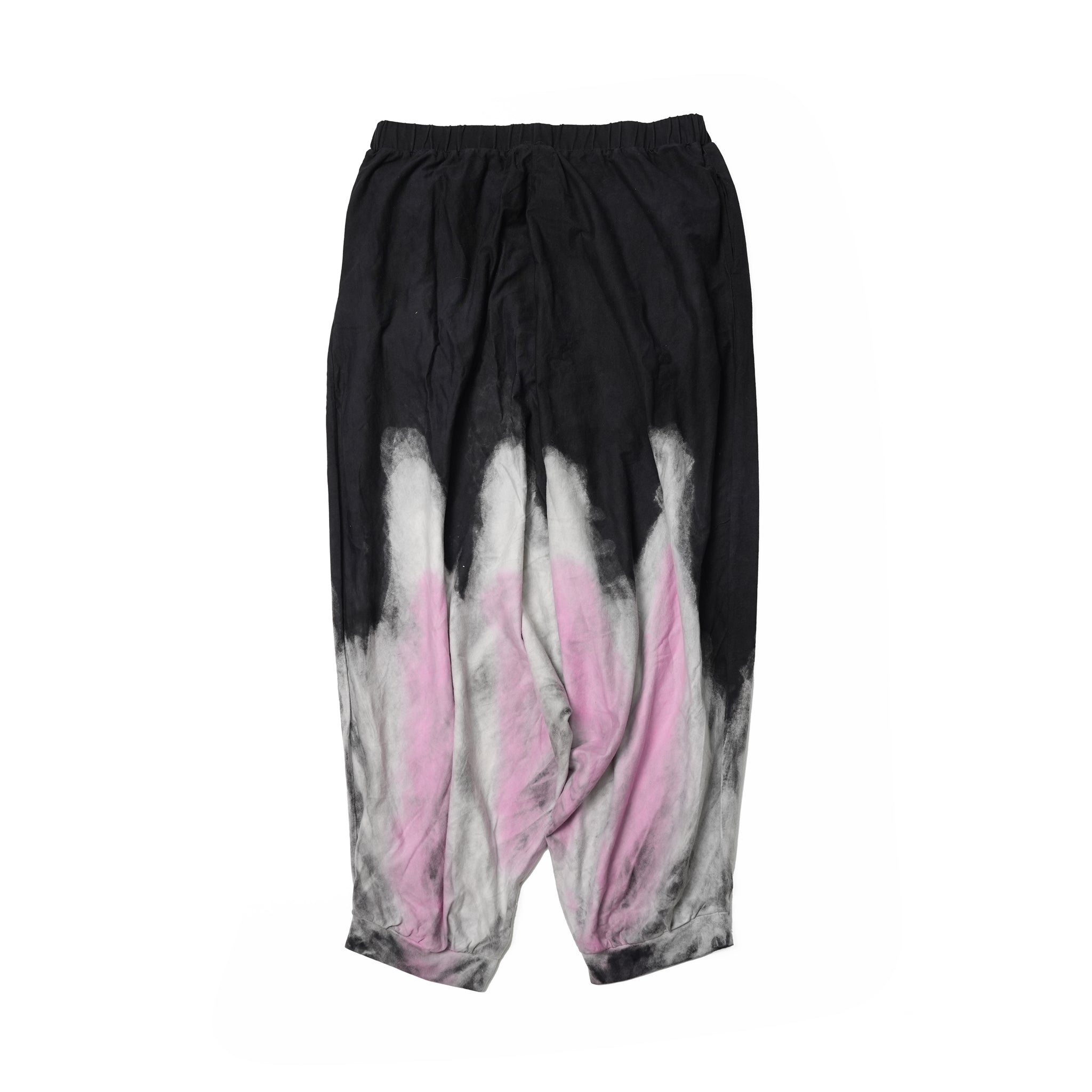 No:25762B | Name:HAND DYED ICECREAM DYNAMIC HAREM PANTS | Color: BLACK【ONE TEASPOON_ワンティースプーン】