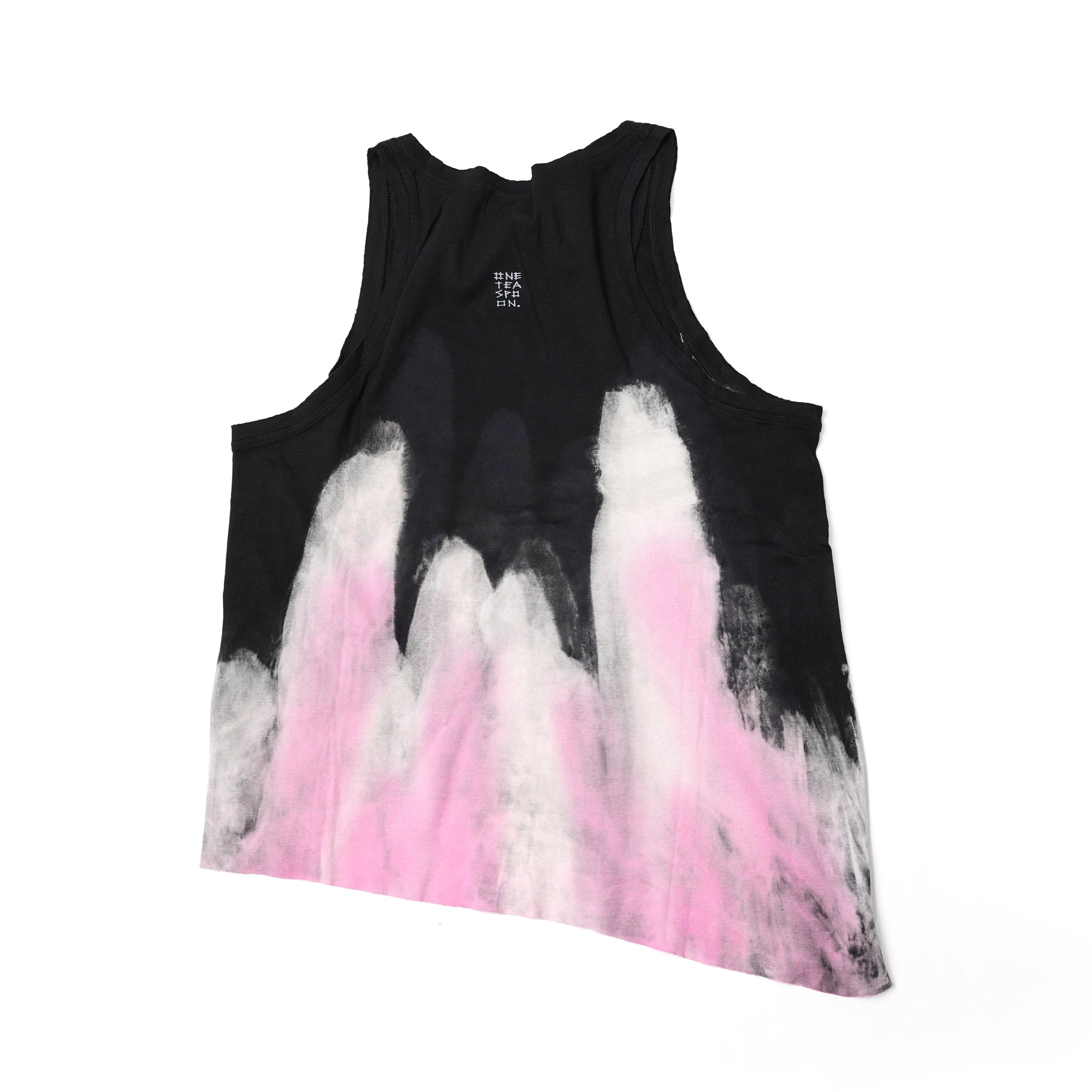 HAND DYED ICECREAM DADDIO SINGLET – BLACK | ONE TEASPOON