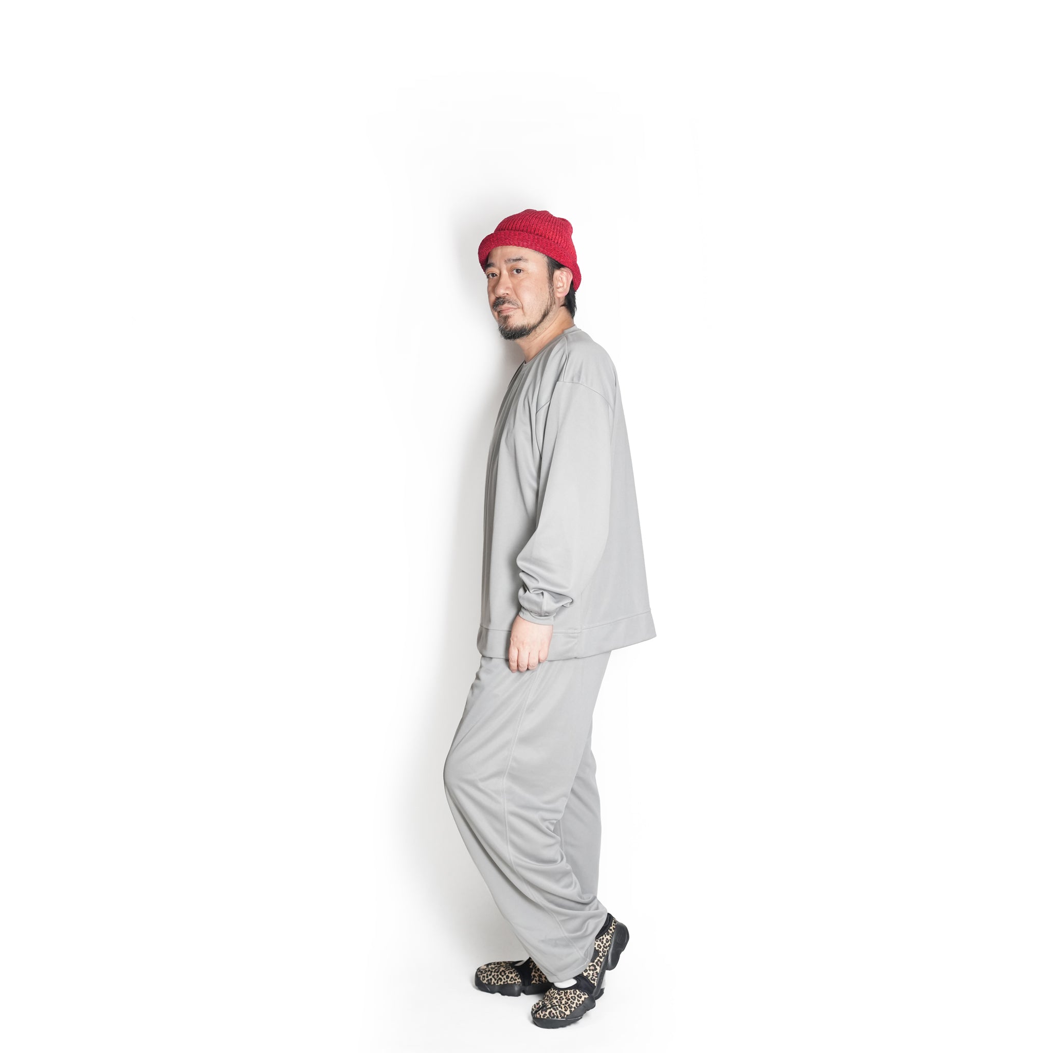 HIGH MOCK DRY SWEATSHIRT – Light Gray | D-SPORT WEAR | SMOKE T ONE