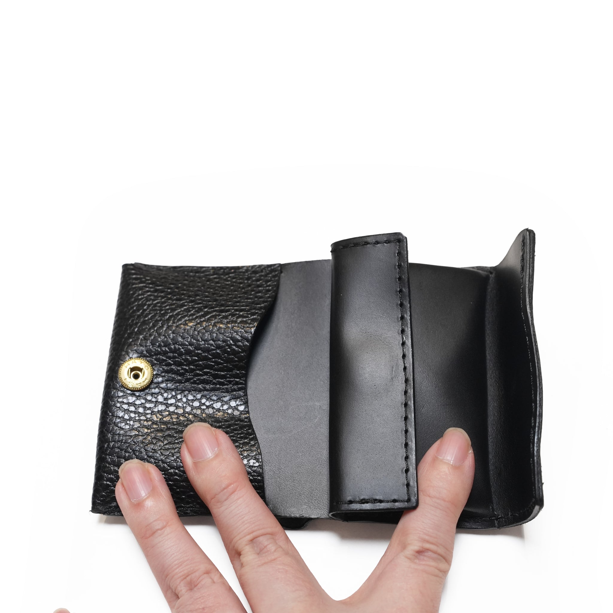 No:RG992159 | Name:トリニティーウォレット | Color:Black / Pink |【SARANAM_サラナン】