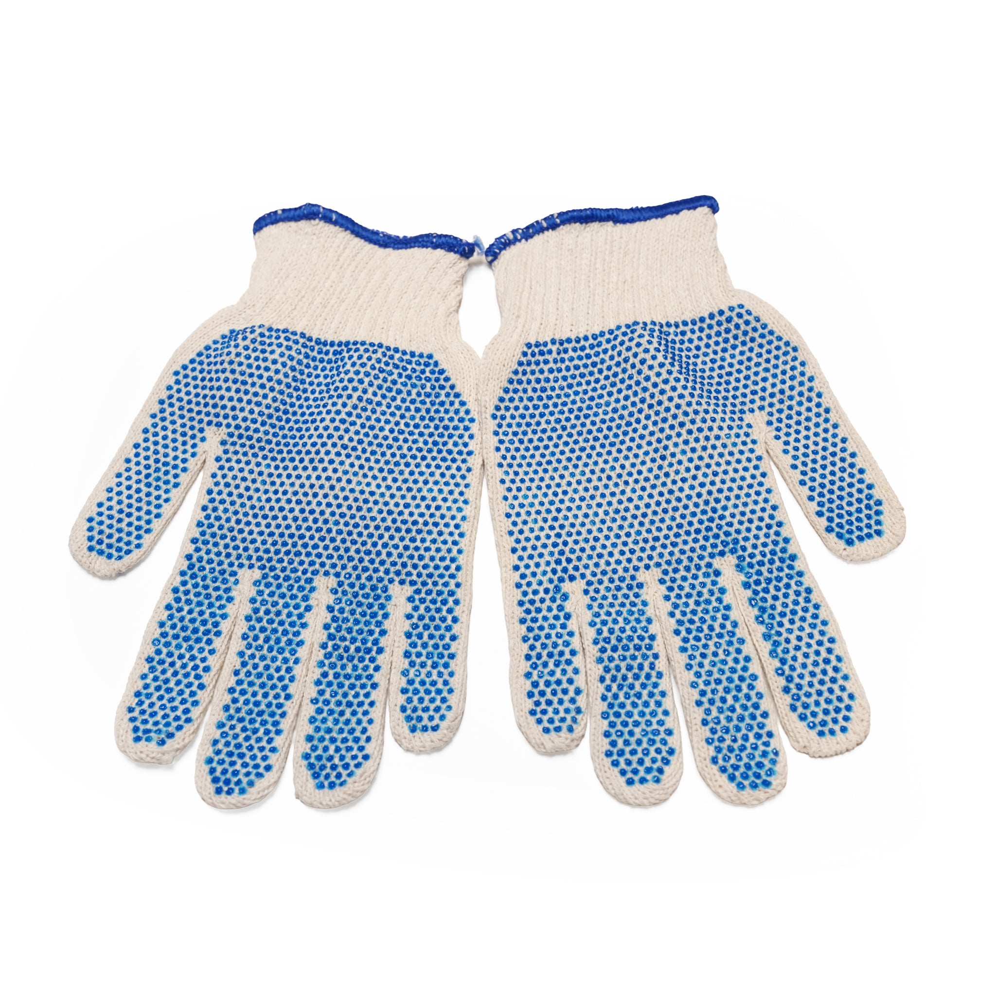 PVC Dot Knit Gloves | Color_Royal | No_u-01_royal【U-LINE】【ネコポス選択可能】