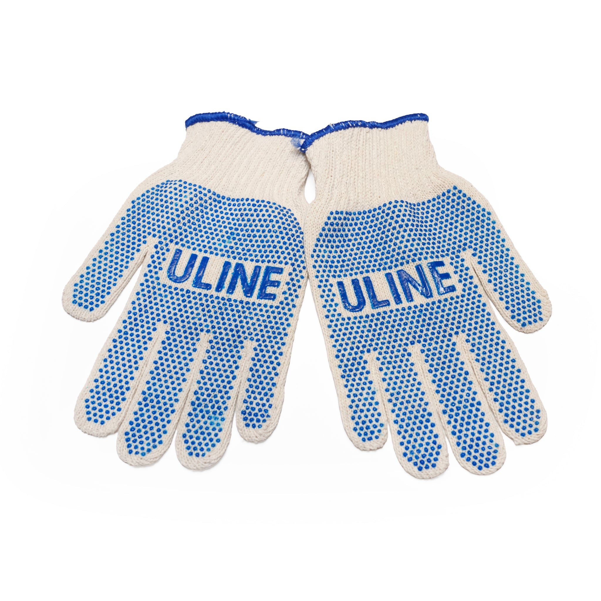 PVC Dot Knit Gloves | Color_Royal | No_u-01_royal【U-LINE】【ネコポス選択可能】