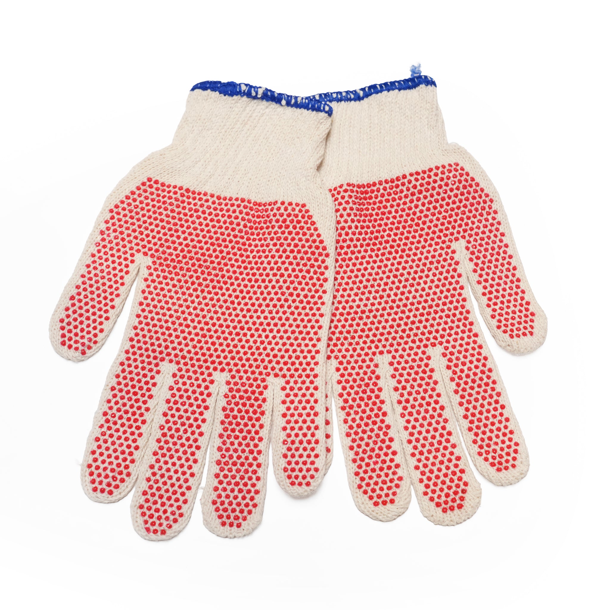 PVC Dot Knit Gloves | Color_Red | No_u-01_red【U-LINE】【ネコポス選択可能】