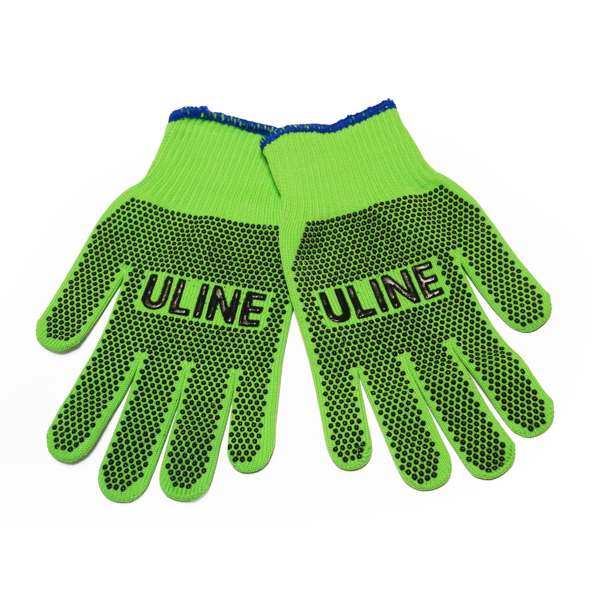 PVC Dot Knit Gloves | Color_Lime Hi-Vis | No_u-01_lime hi-vis【U-LINE】【ネコポス選択可能】