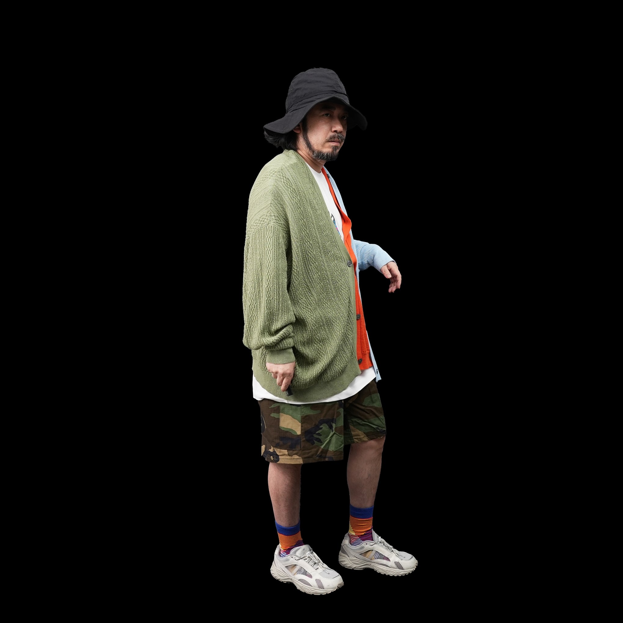 No:bsd23SS-20_b | Name:3piece knit cardigan | Color:Poppy【BEDSIDEDRAMA_ベッドサイドドラマ】