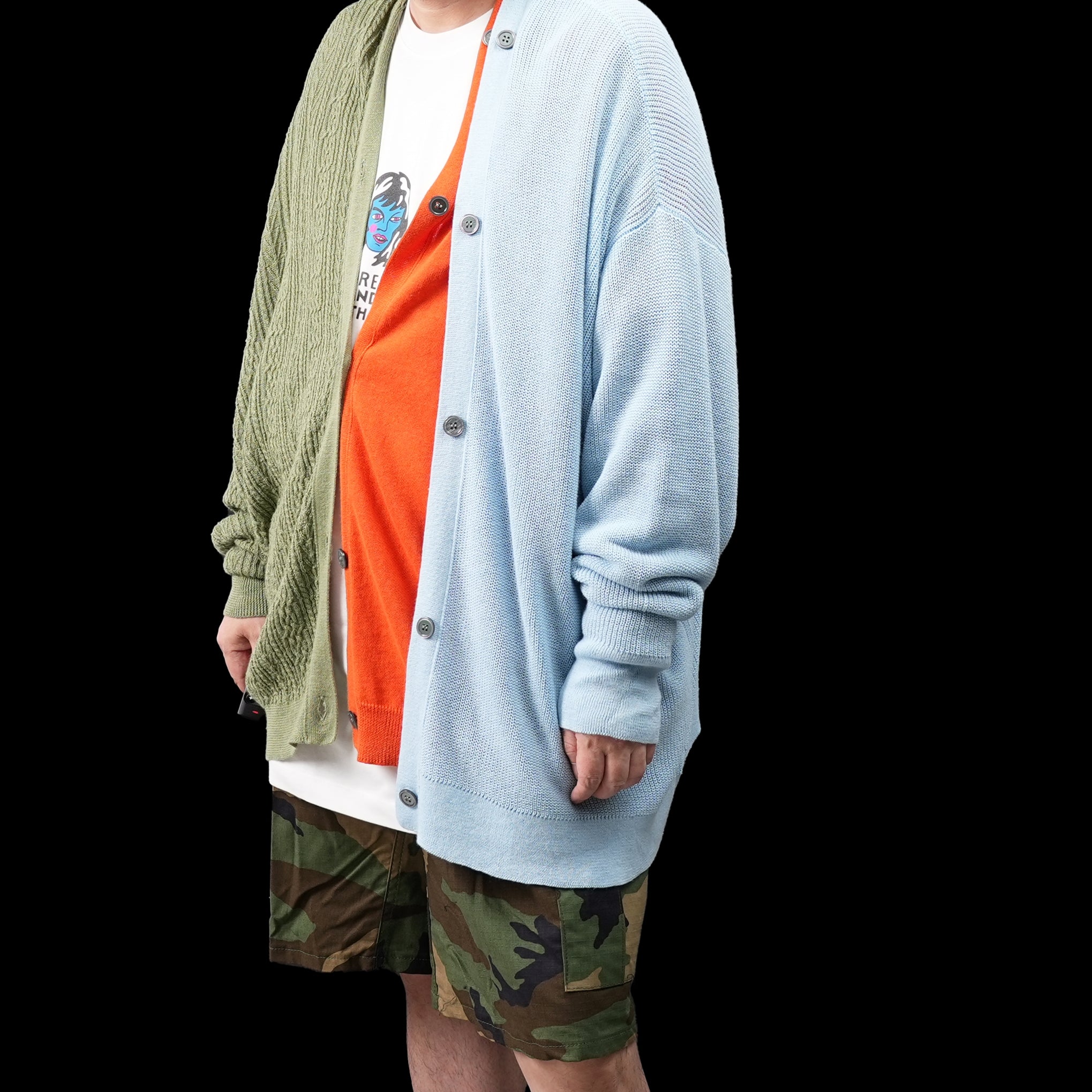 No:bsd23SS-20_b | Name:3piece knit cardigan | Color:Poppy【BEDSIDEDRAMA_ベッドサイドドラマ】【archive】