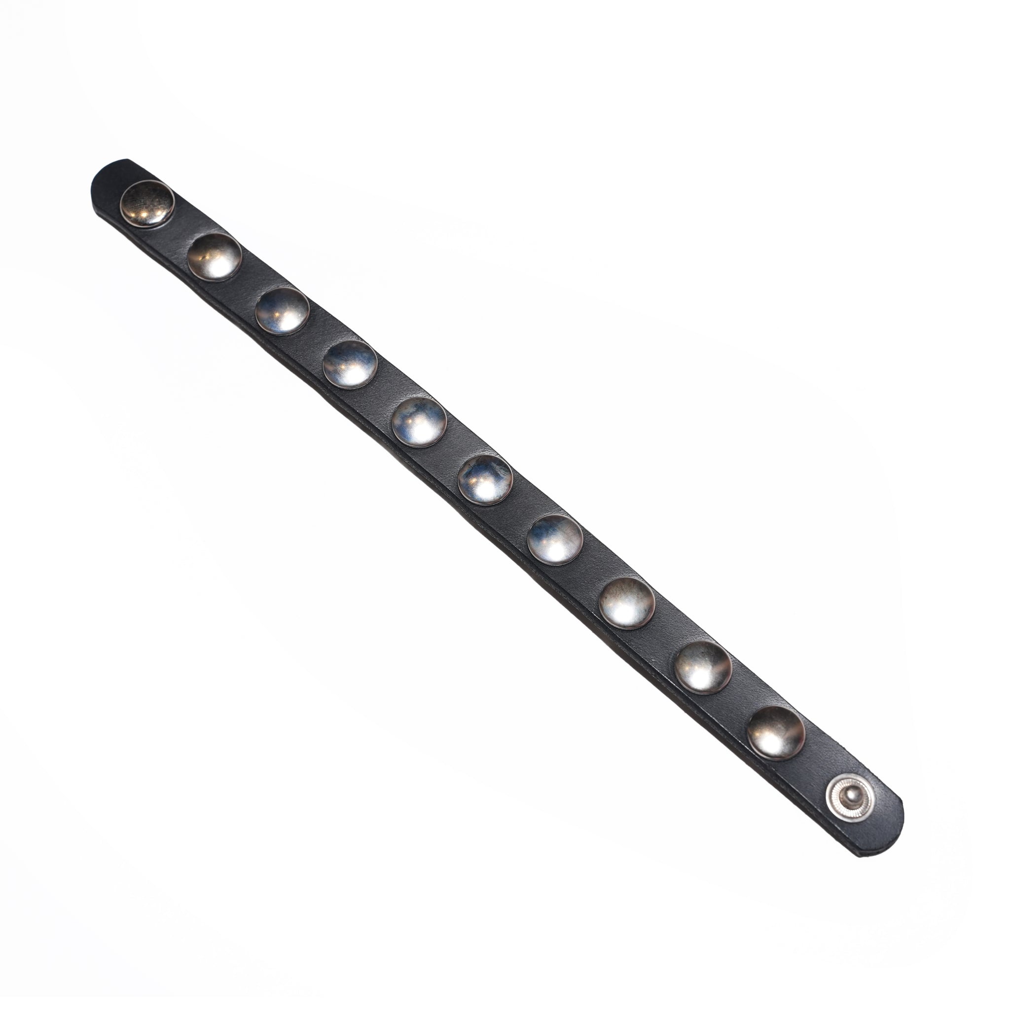 DN992001_long | 特大カシメブレス – Mens – Black | SARANAM【ネコポス選択可能】