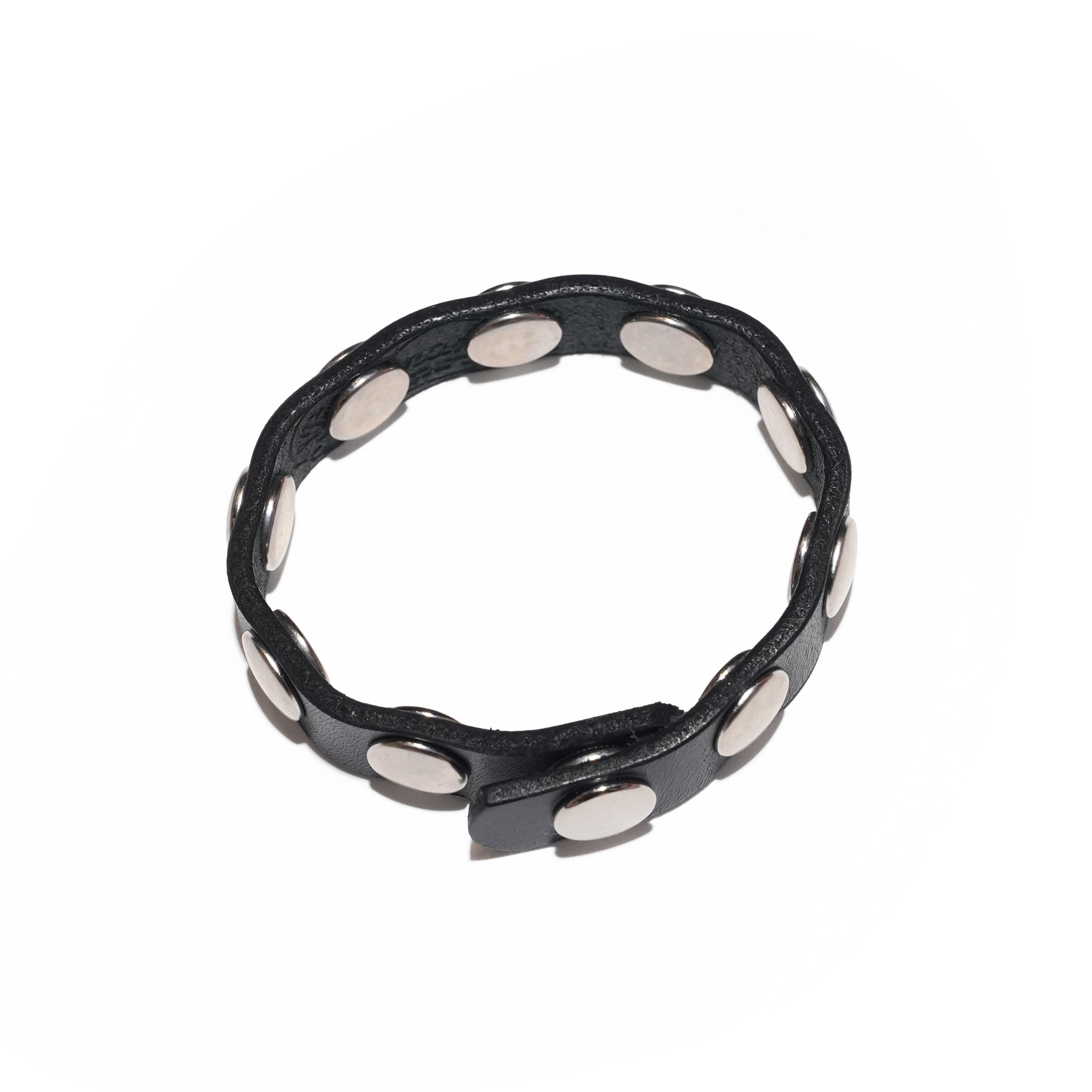 DN992001_long | 特大カシメブレス – Mens – Black | SARANAM【ネコポス選択可能】